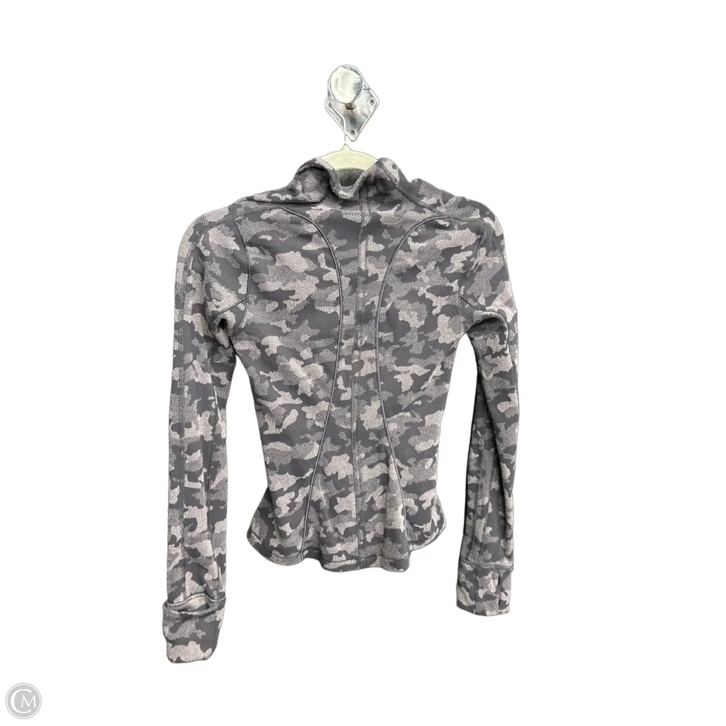 Athletic Jacket By Lululemon In Camouflage Print, Size: 2