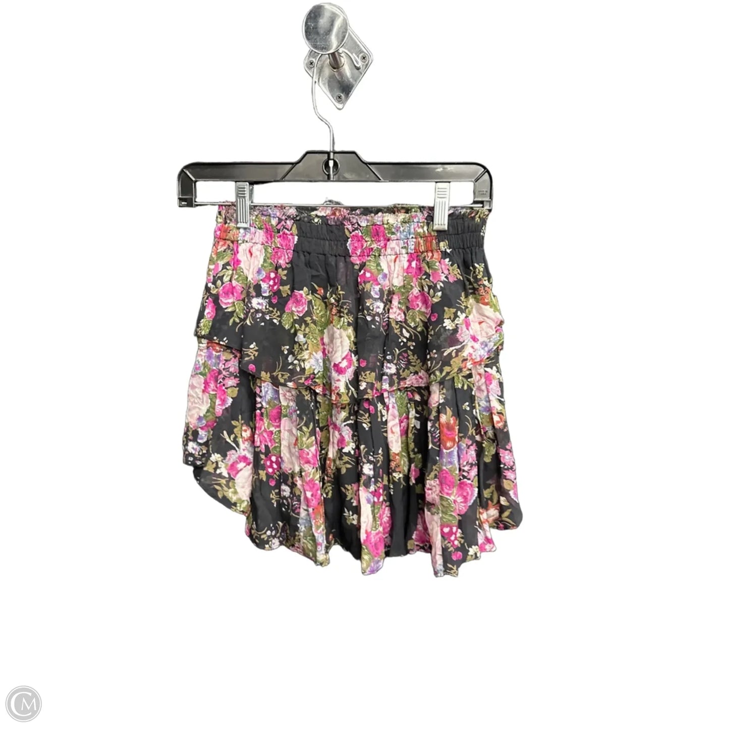 Skirt Mini & Short By Loveshackfancy In Floral Print, Size: Xs