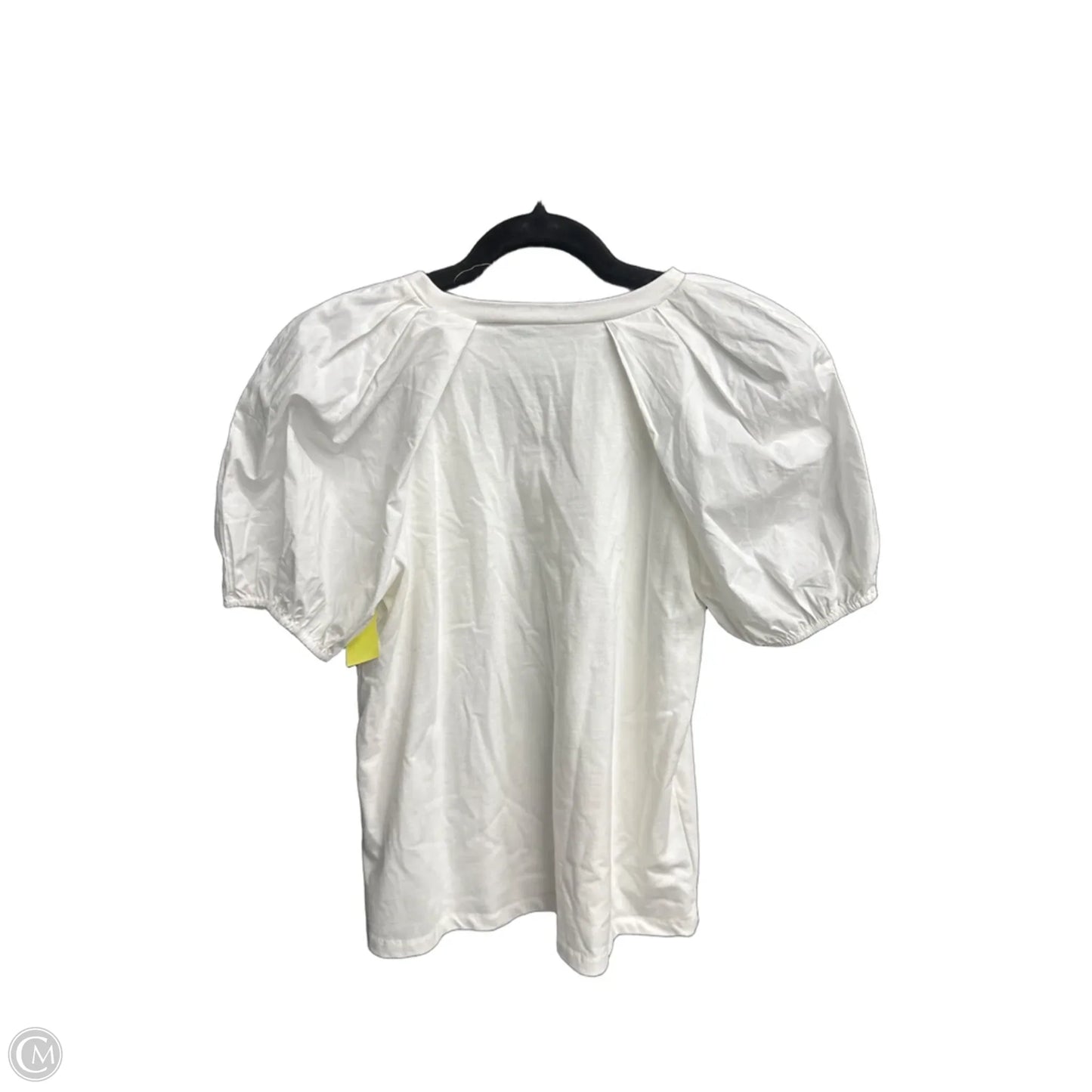 Blouse Short Sleeve By English Factory In White, Size: S