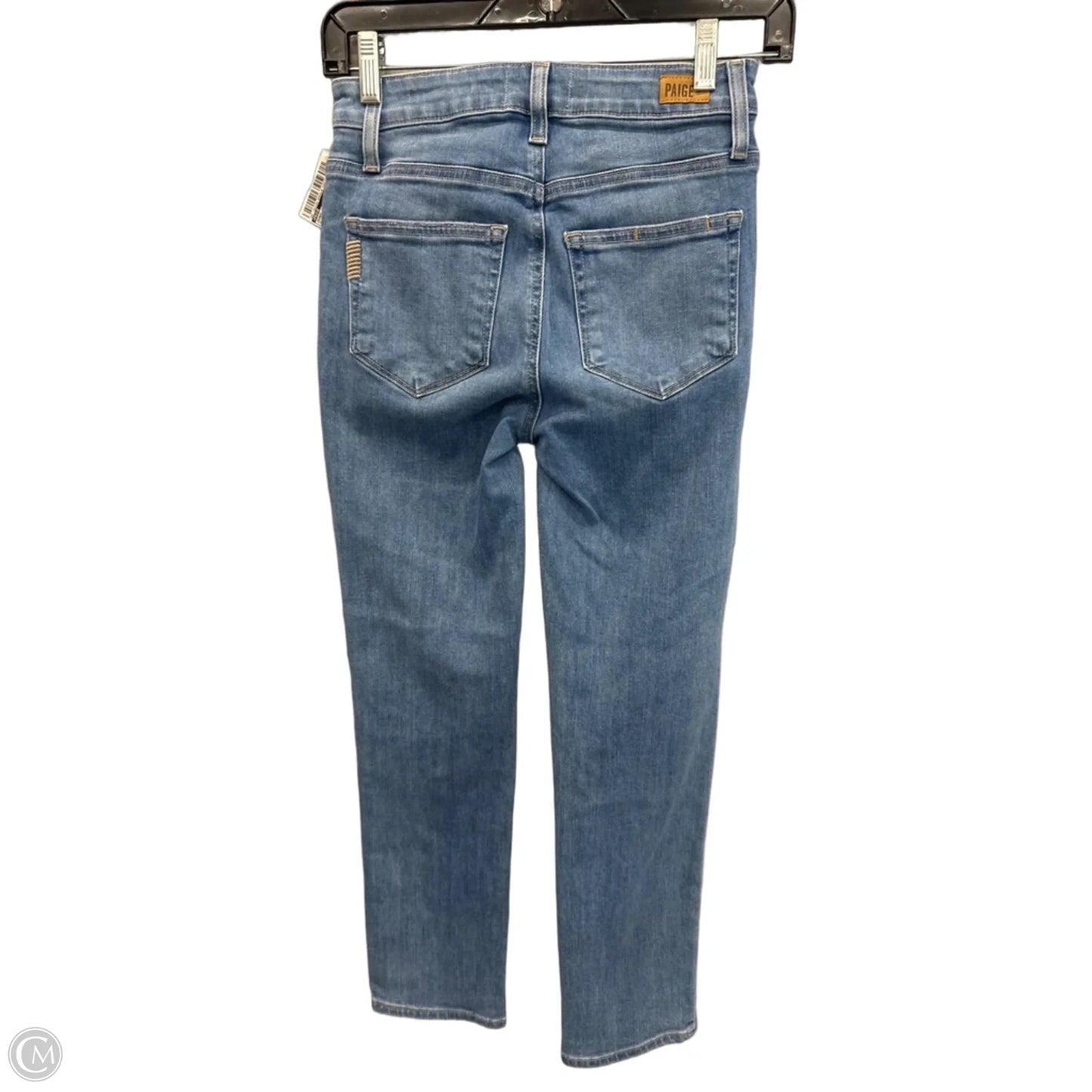 Jeans Skinny By Paige In Blue Denim, Size: 0