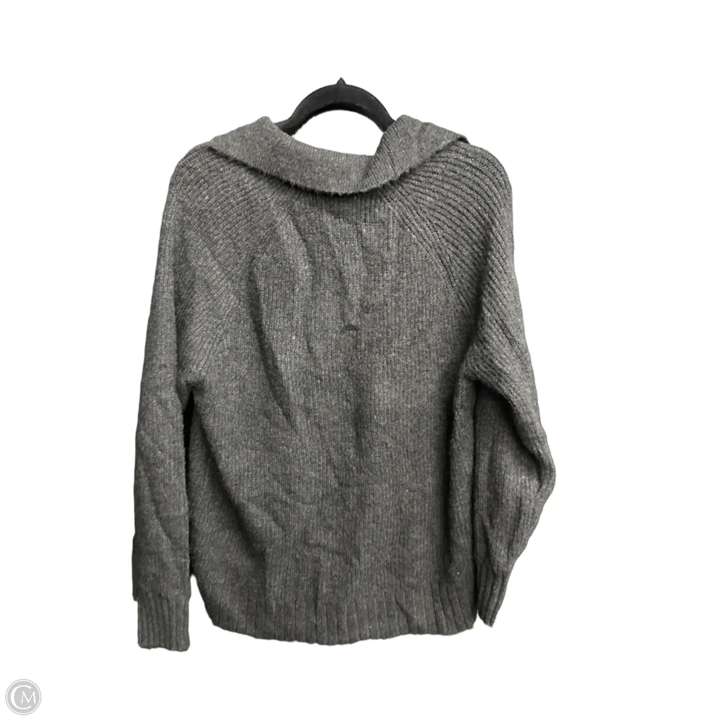 Sweater By American Eagle In Black & Grey, Size: Xs