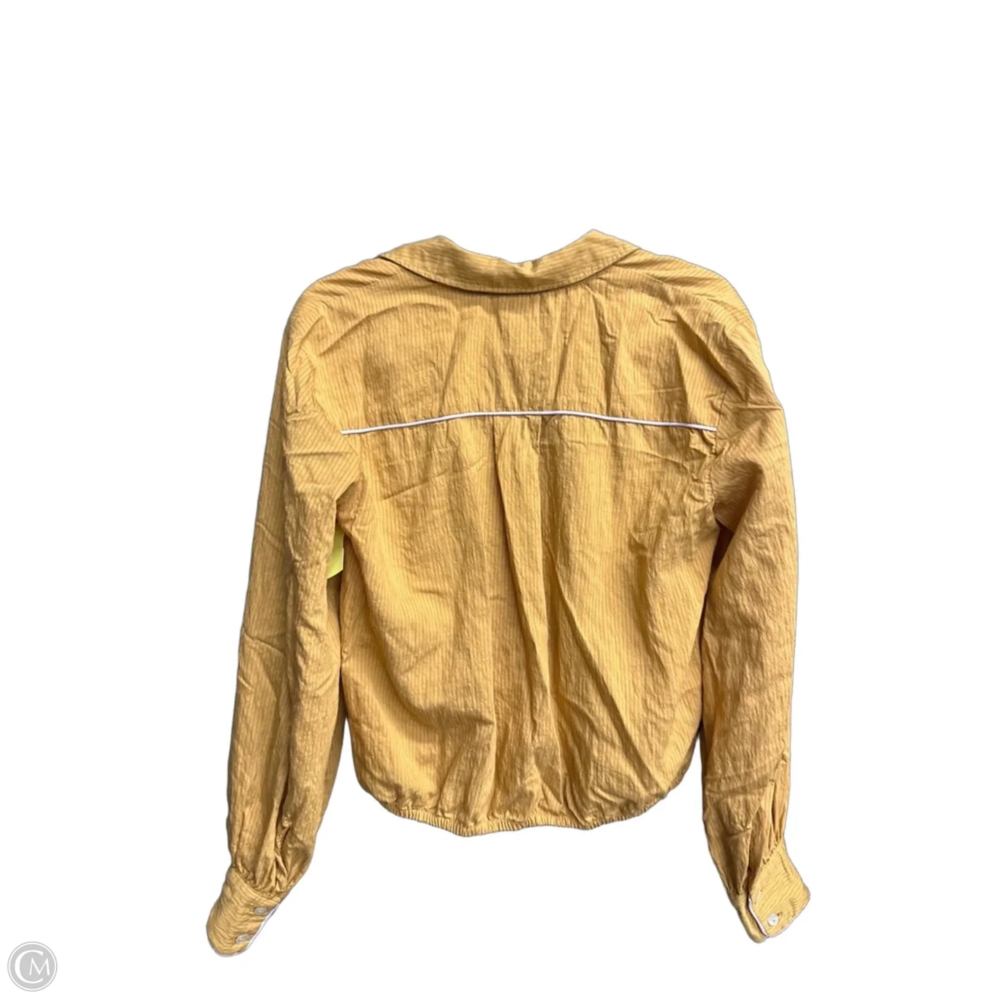 Top Long Sleeve By Maeve In Yellow, Size: S