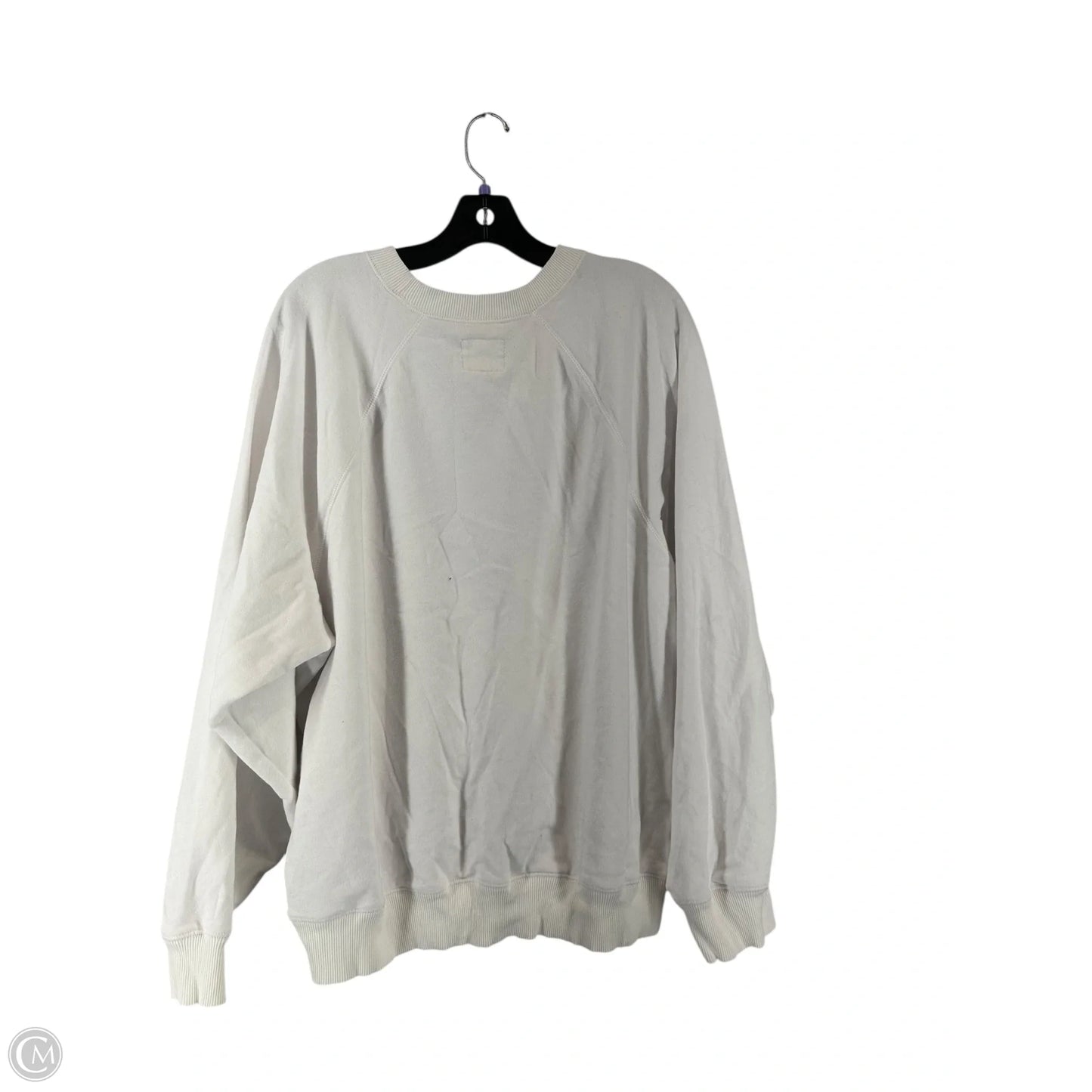 Sweatshirt Collar By American Eagle In White, Size: 2x