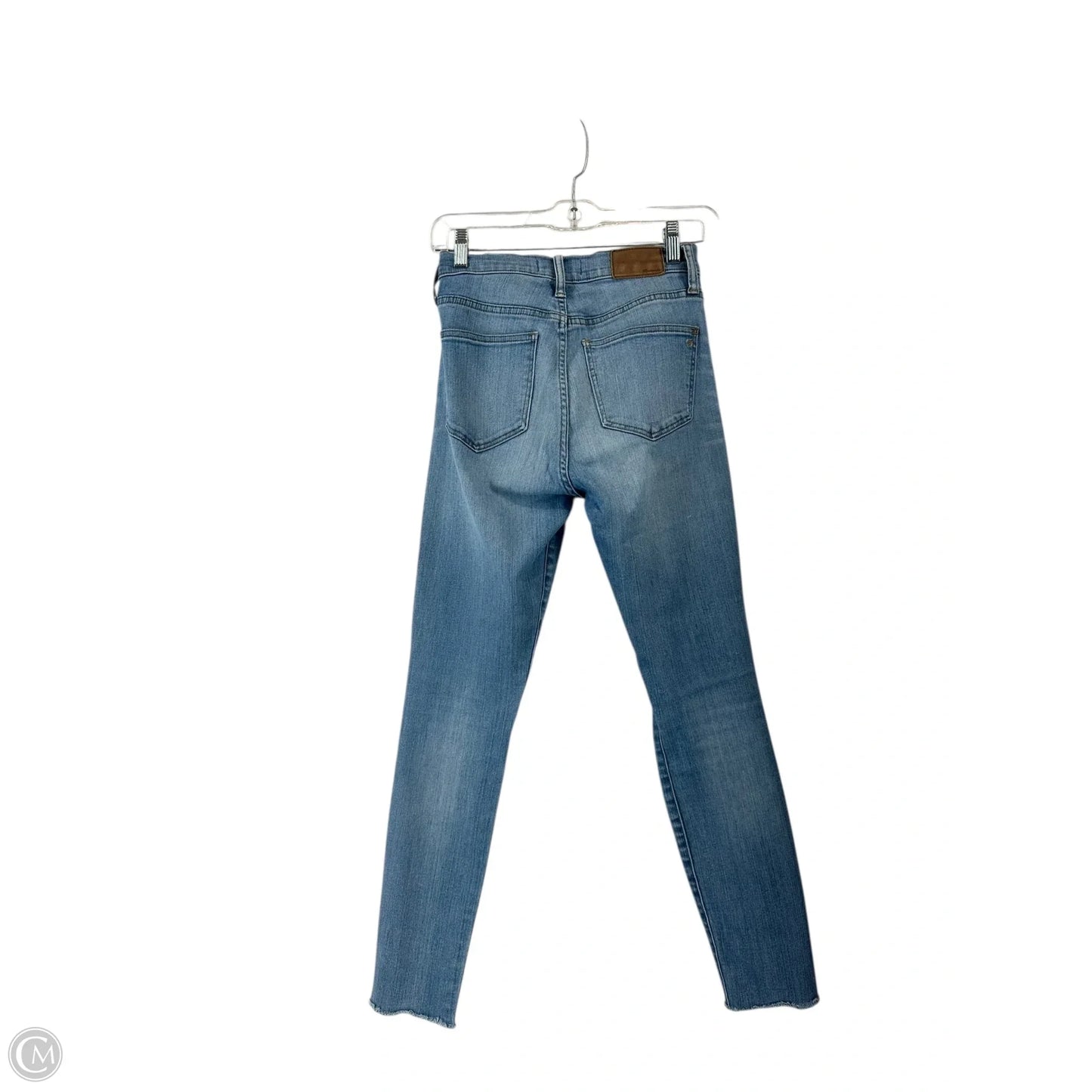 Jeans Skinny By Madewell In Blue, Size: 0