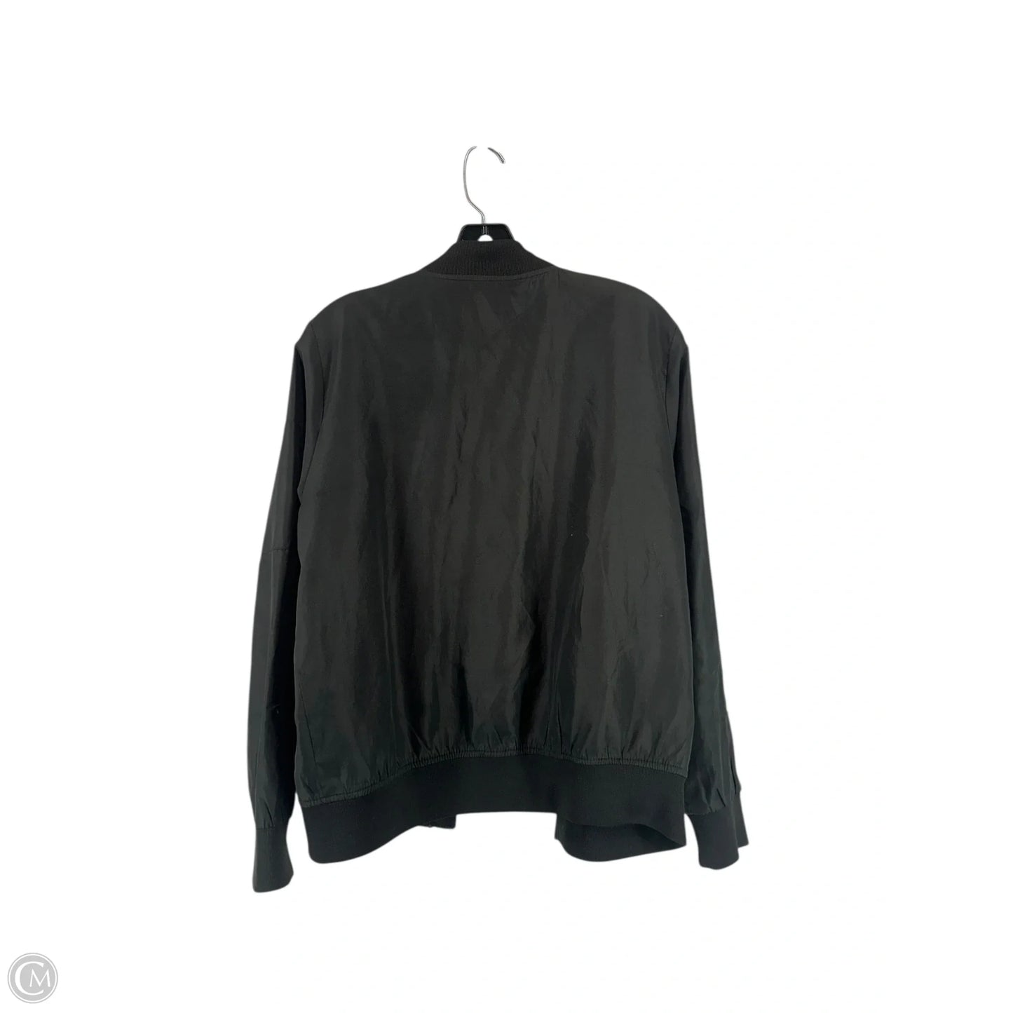 Jacket Shirt By Clothes Mentor In Black, Size: L