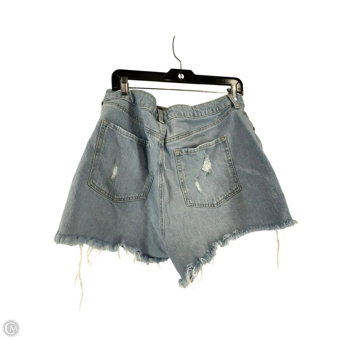 Shorts By Forever 21 In Blue Denim, Size: 14
