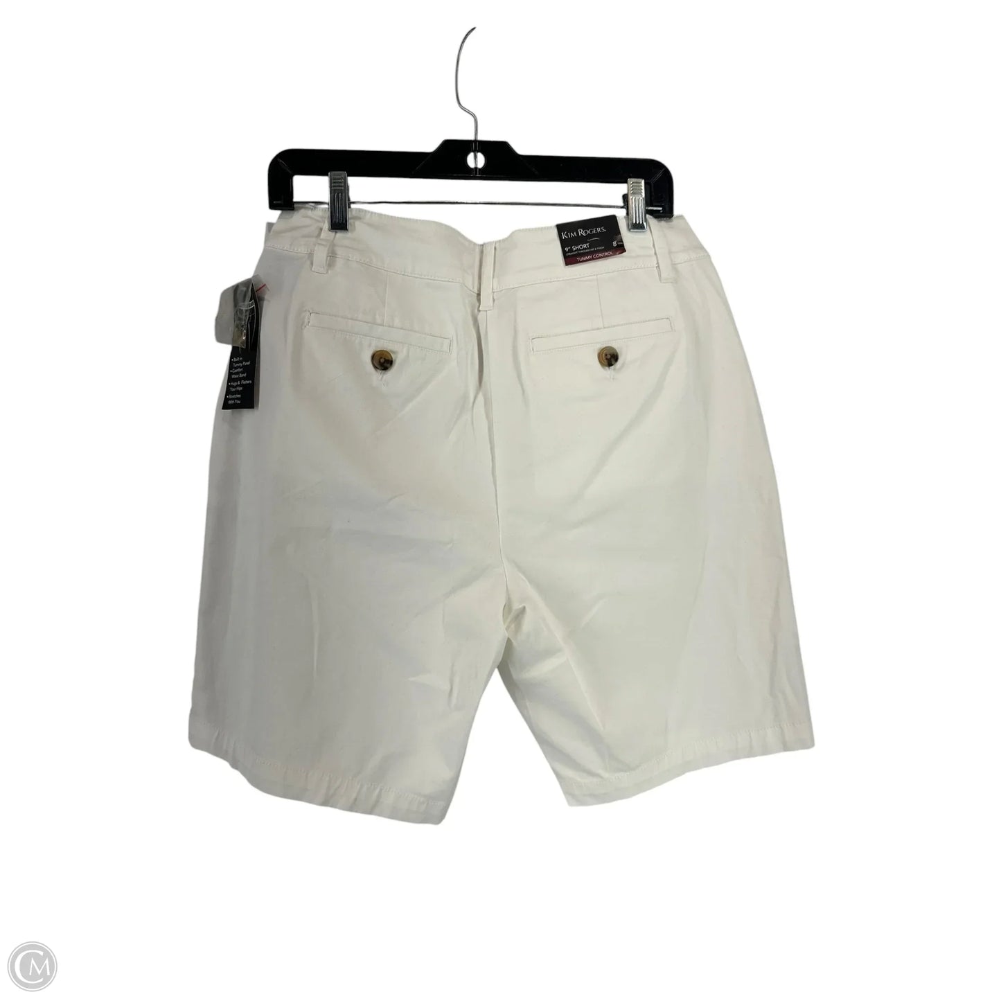 Shorts By Kim Rogers In White, Size: 8