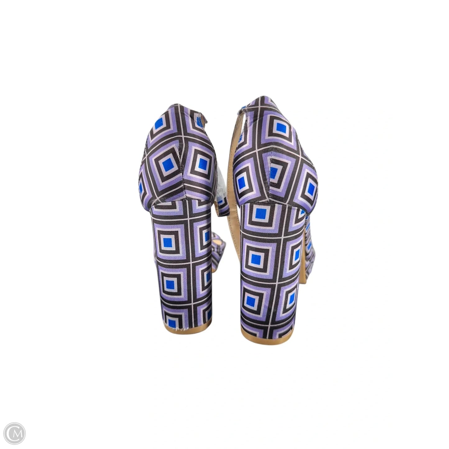 Shoes Heels Block By Allegra K In Purple, Size: 7
