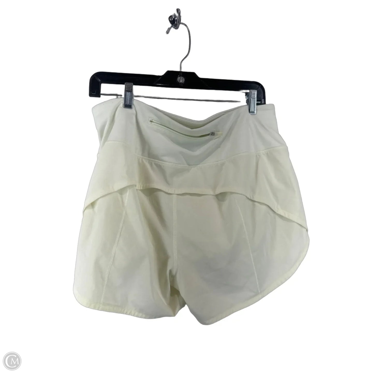Athletic Shorts By Lululemon In Yellow, Size: 10