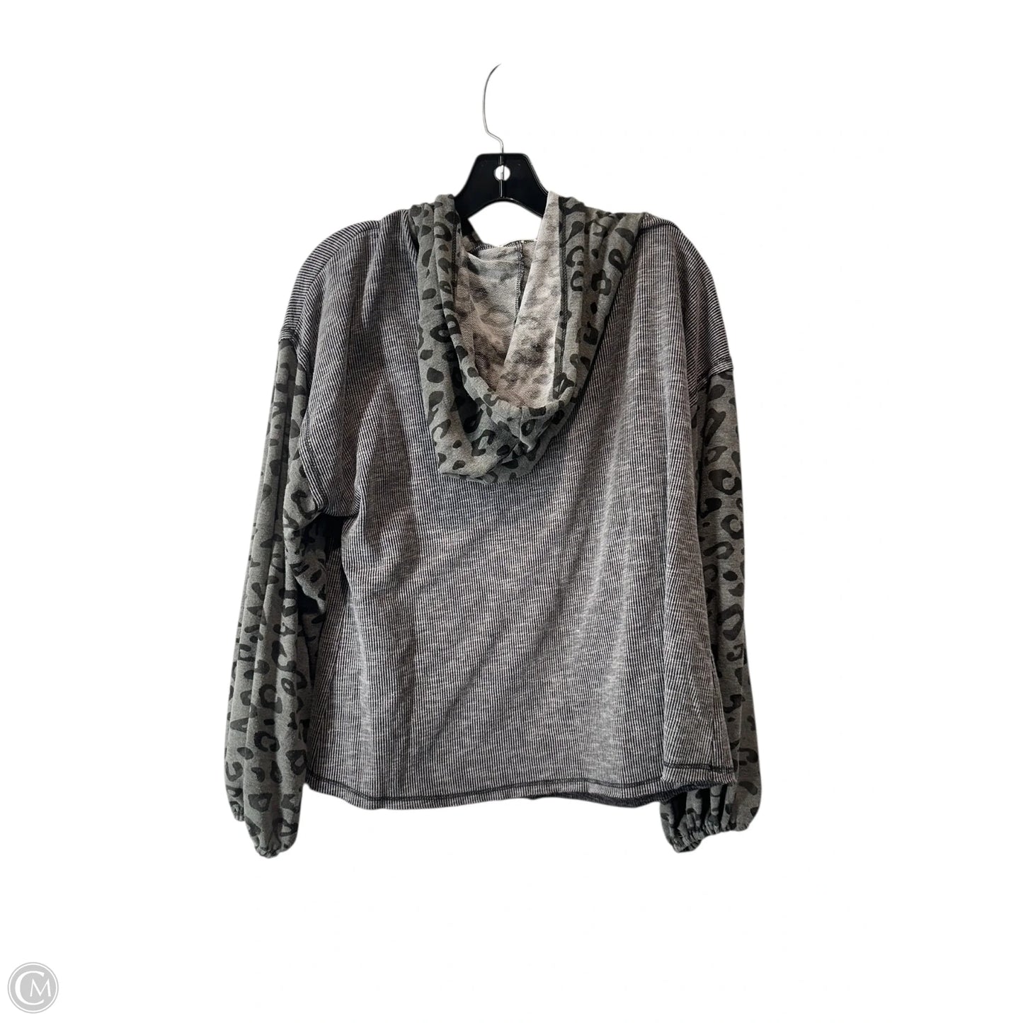 Top Long Sleeve By Entro In Grey, Size: S