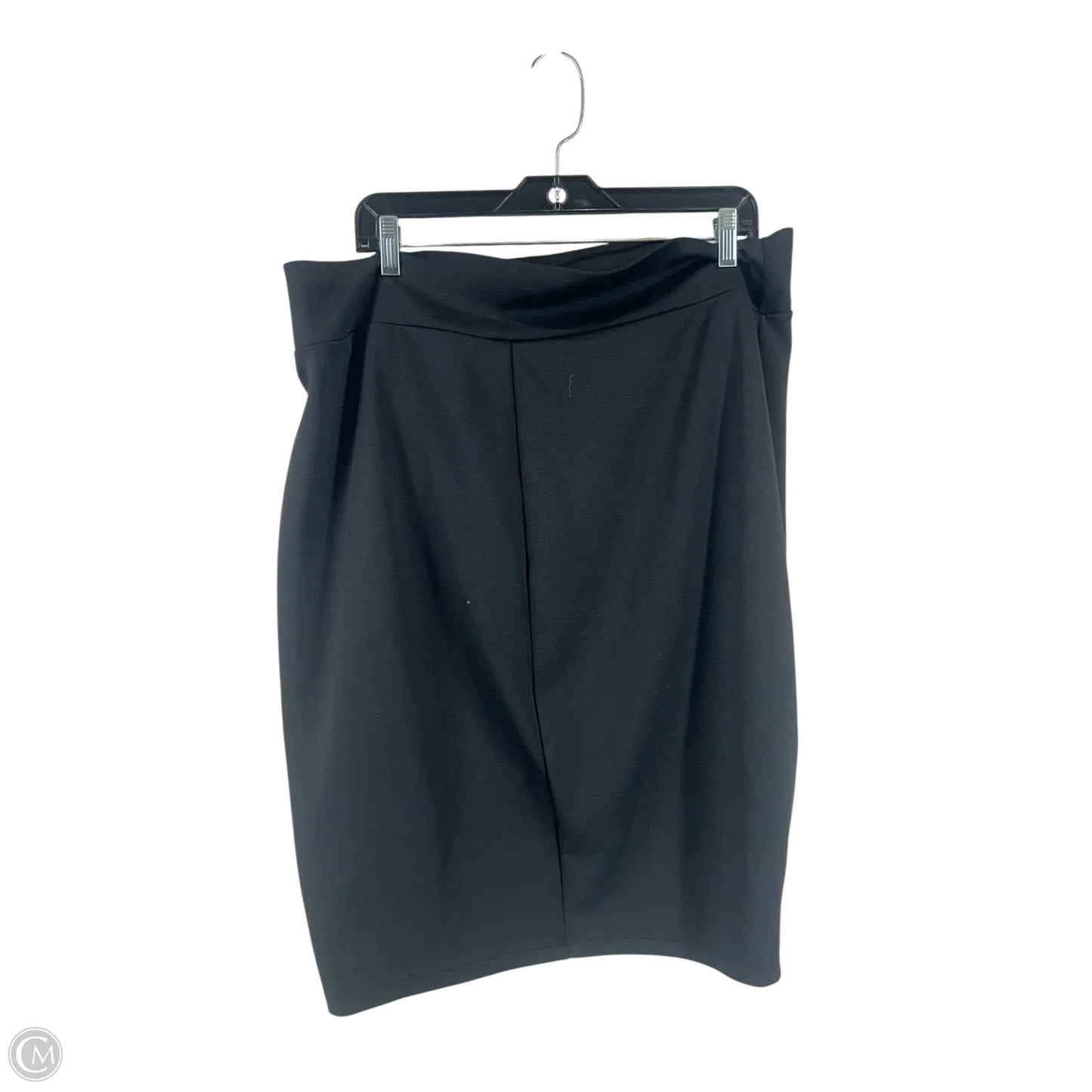 Skirt Mini & Short By Clothes Mentor In Black, Size: 5x