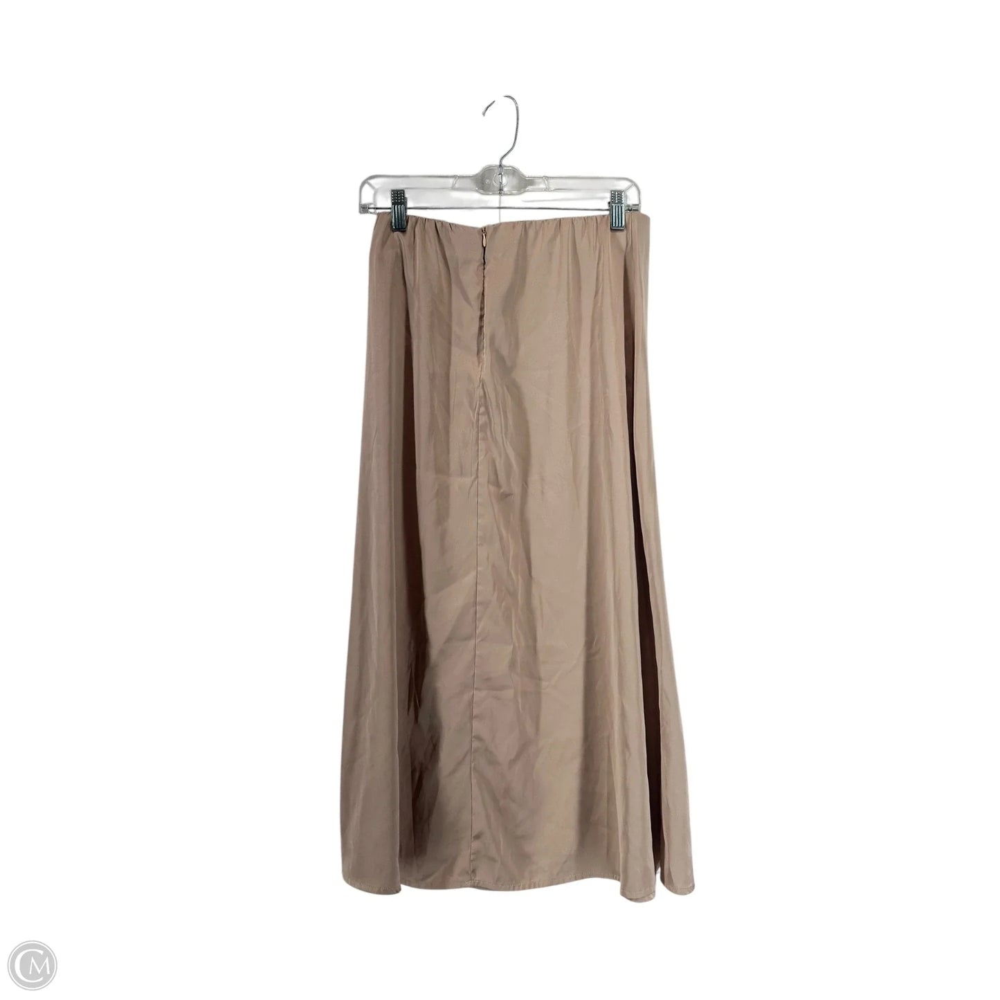Skirt Maxi By Clothes Mentor In Tan, Size: L