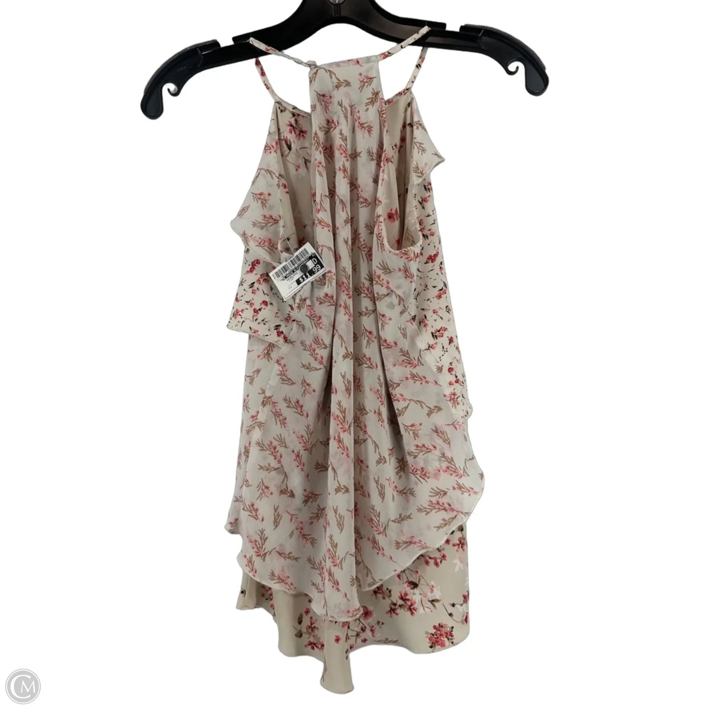 Top Sleeveless By White House Black Market In Floral Print, Size: Xxs