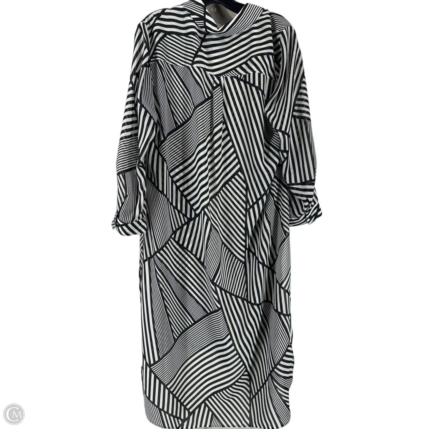Shawl By Chicos In Striped Pattern, Size: 2