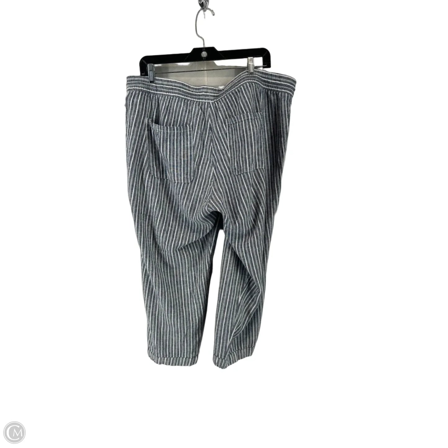 Pants Linen By Old Navy In Striped Pattern, Size: Xl