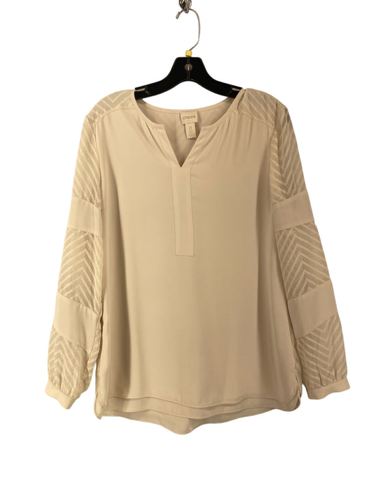 Blouse Long Sleeve By Chicos  Size: 0