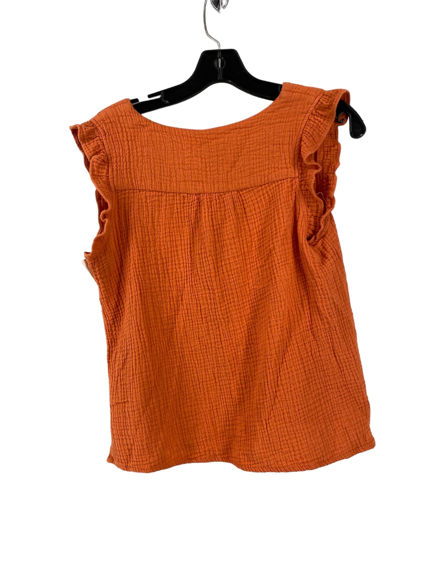 Orange Top Sleeveless Very J, Size S