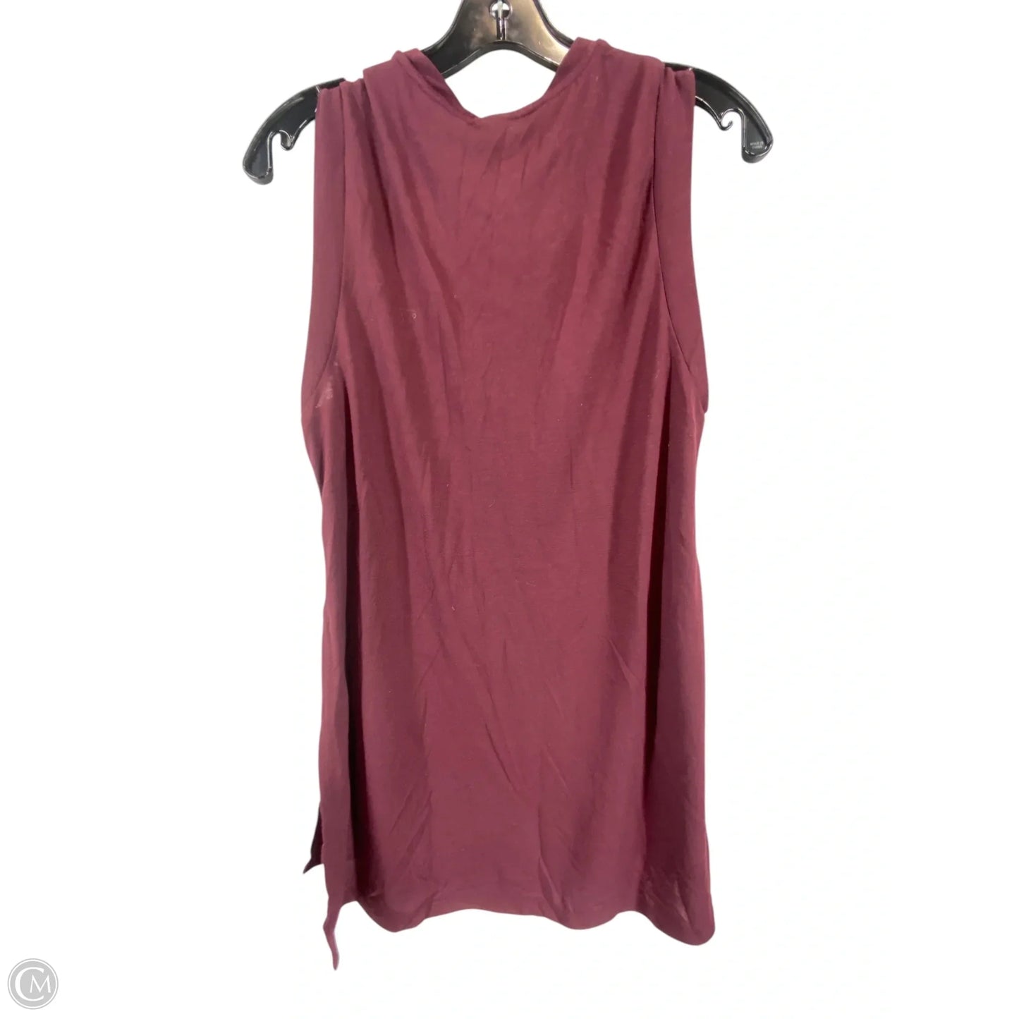 Athletic Tank Top By Athletic Works In Maroon, Size: M