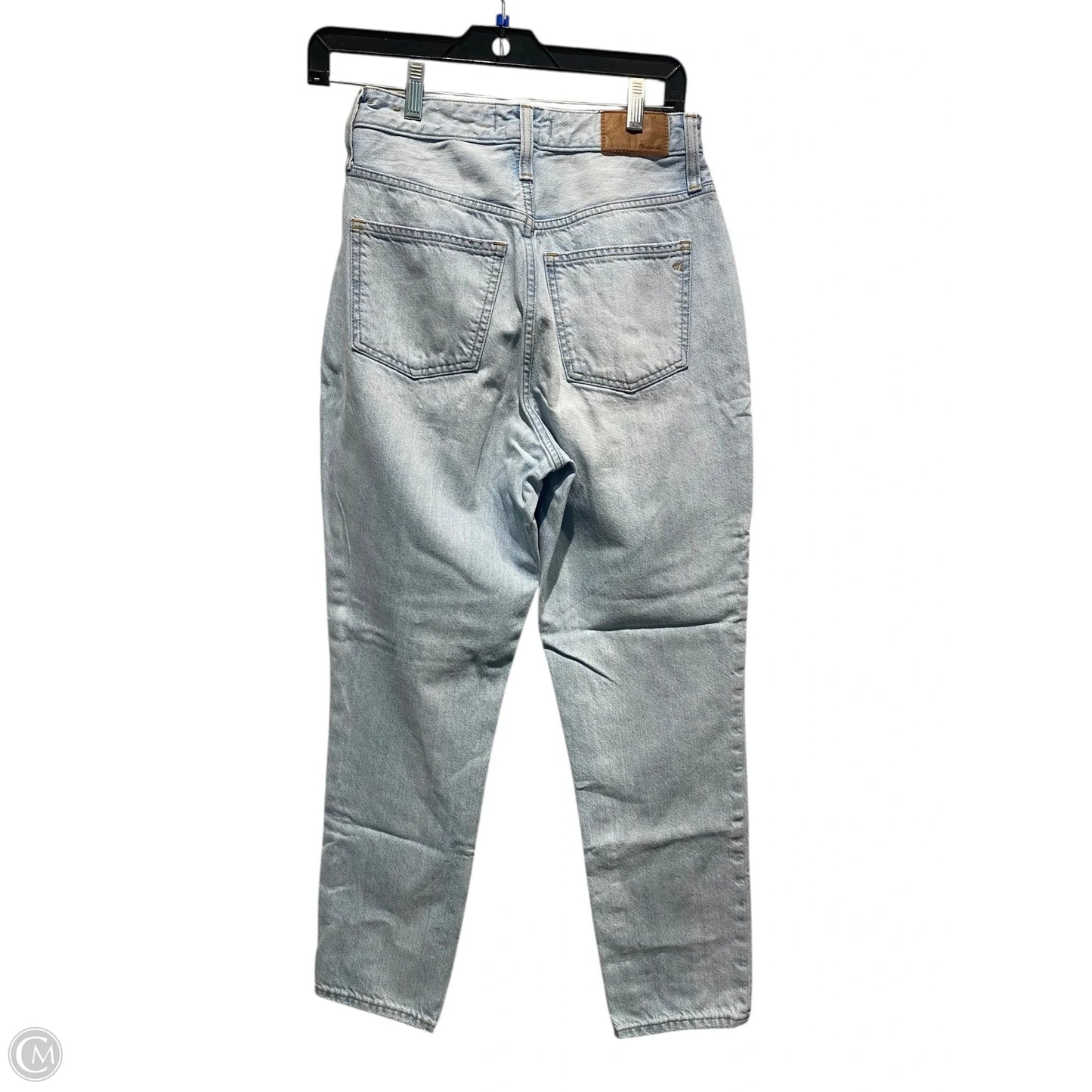 Jeans Straight By Madewell In Blue Denim, Size: 0