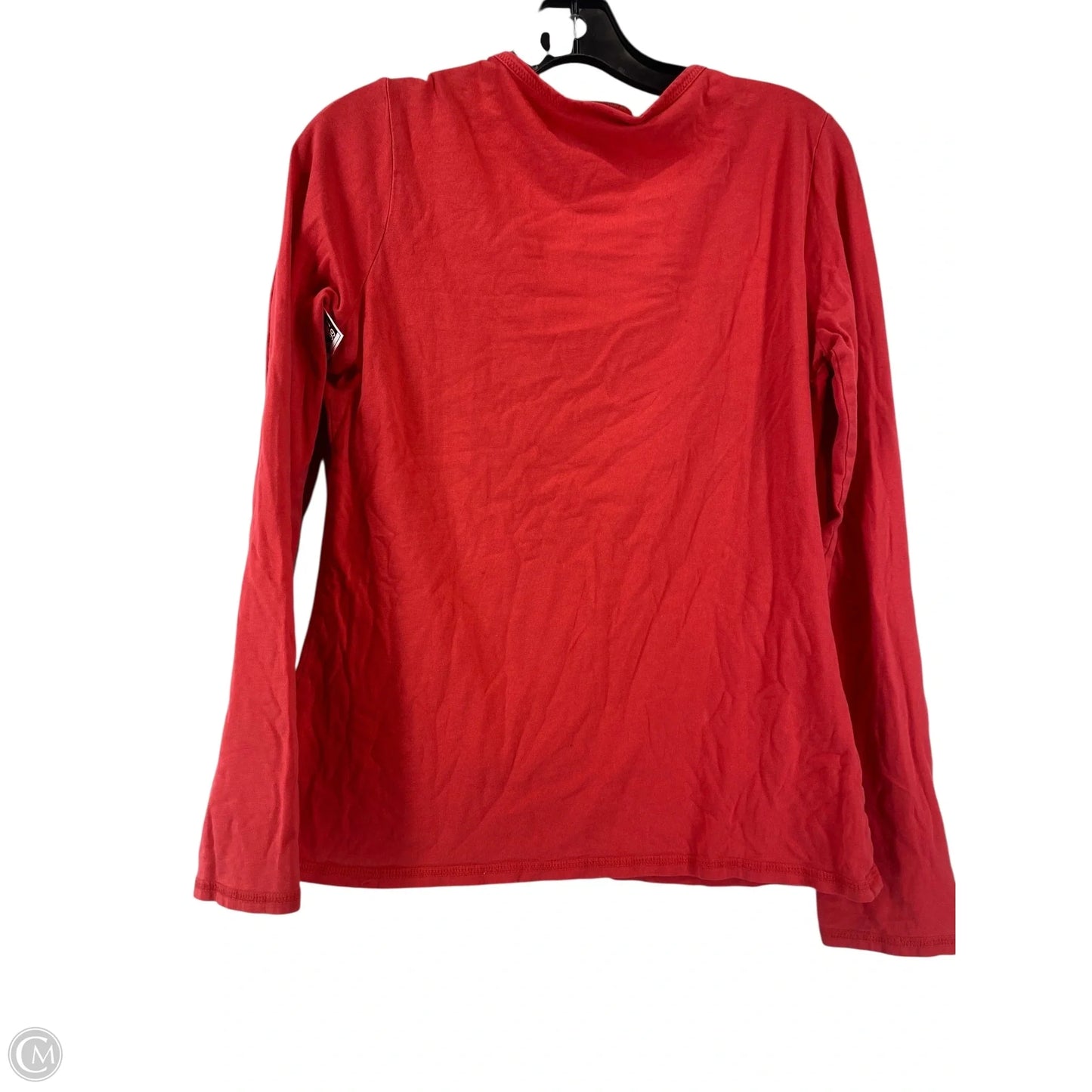 Top Long Sleeve Basic By The North Face In Red, Size: M