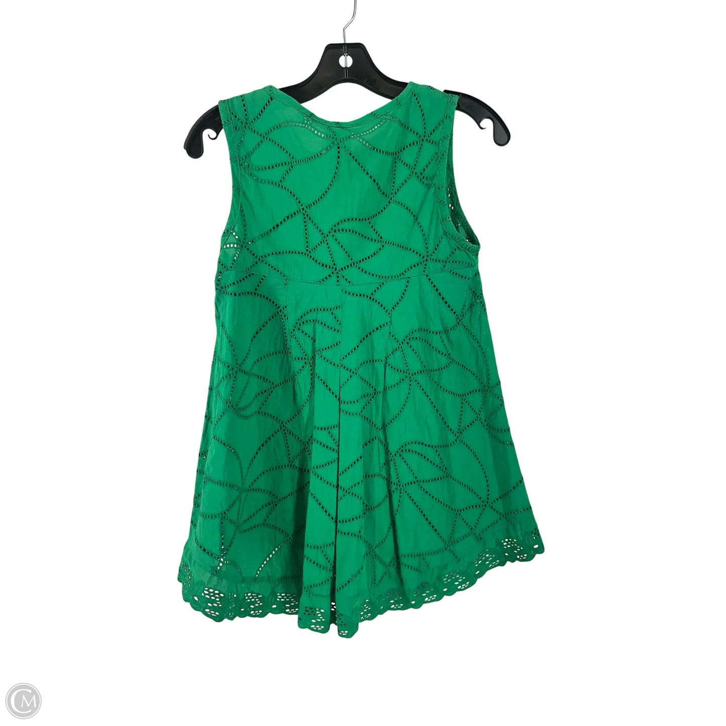 Blouse Sleeveless By Cabi In Green, Size: Xs