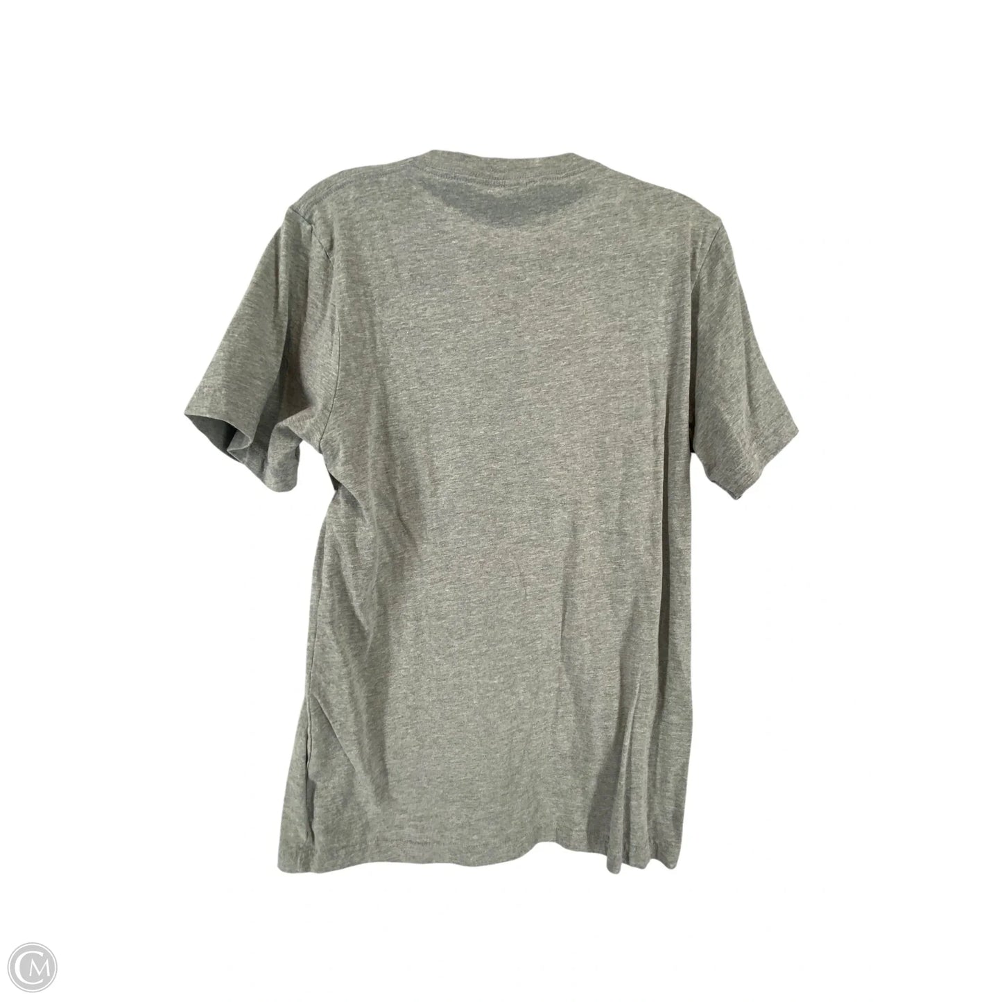 Top Short Sleeve By Bella + Canvas In Grey, Size: M