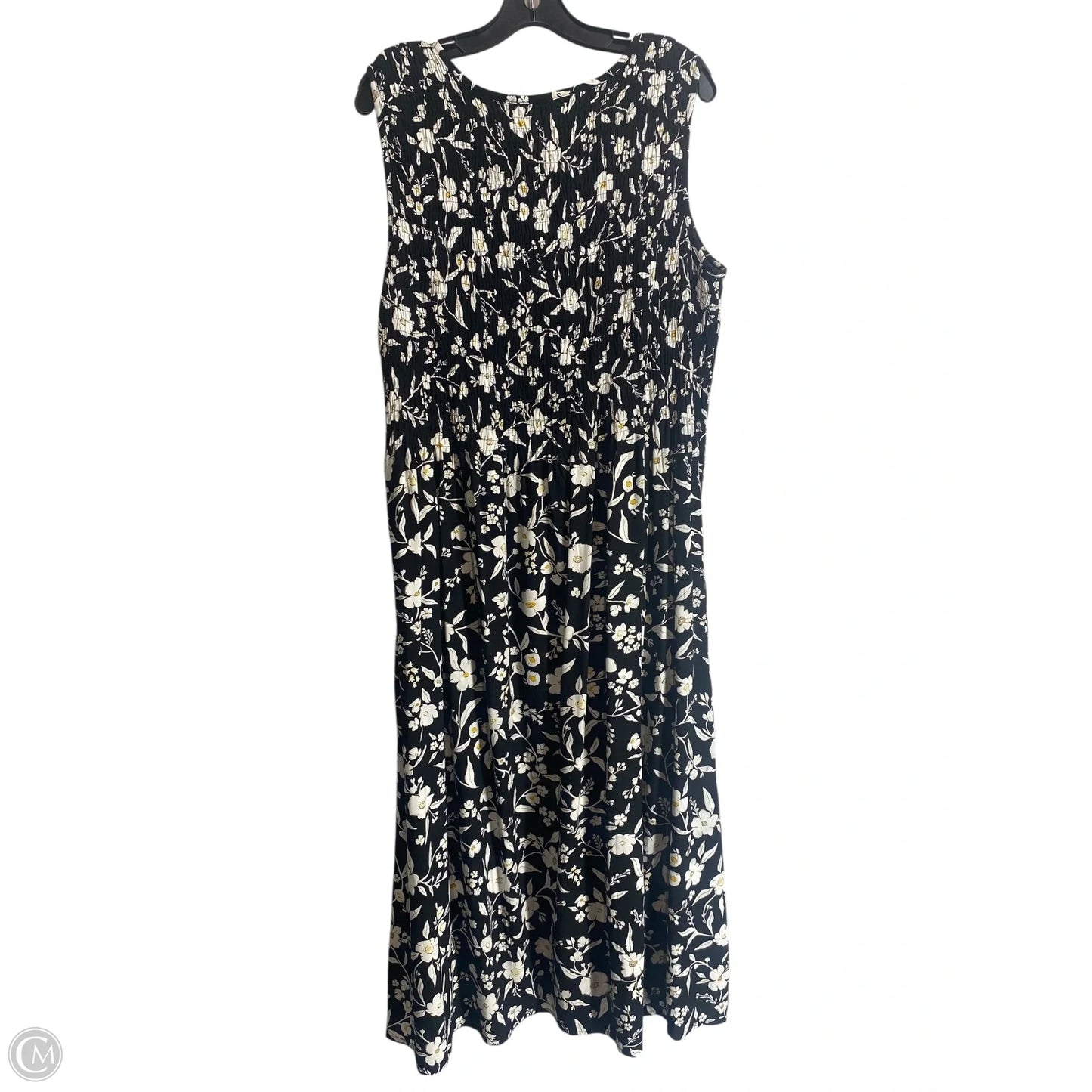 Dress Casual Maxi By Croft And Barrow In Floral Print, Size: 1x
