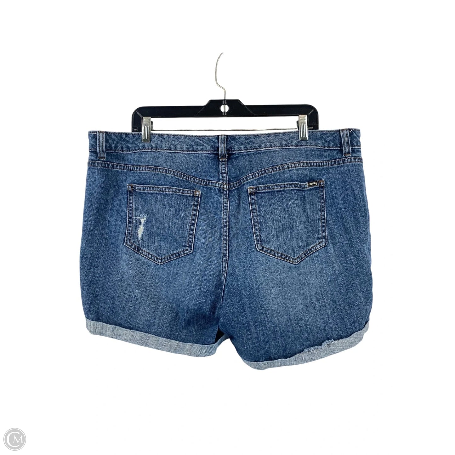 Shorts By Jennifer Lopez In Blue Red & White, Size: 18