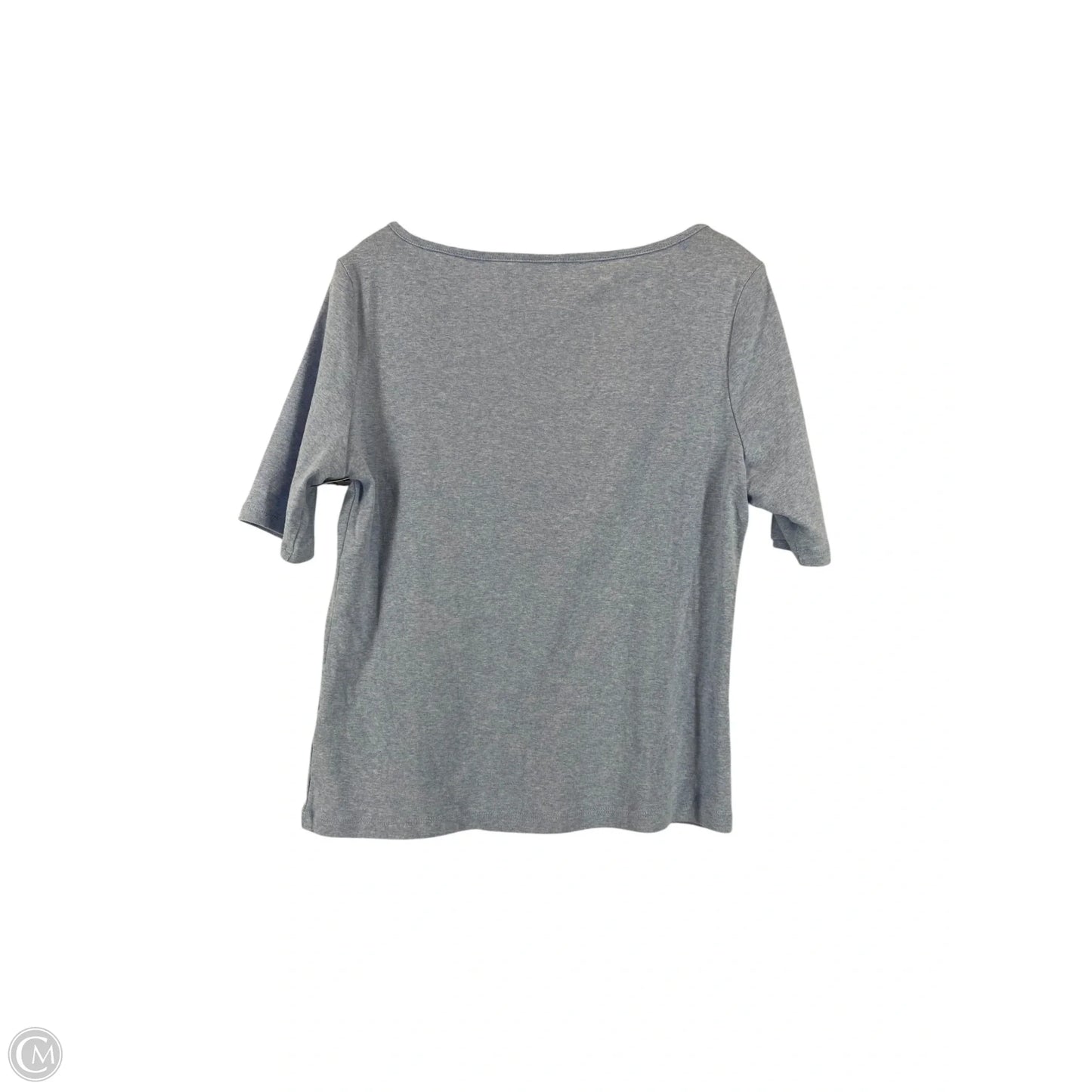 Top Short Sleeve By Tommy Hilfiger In Blue, Size: L