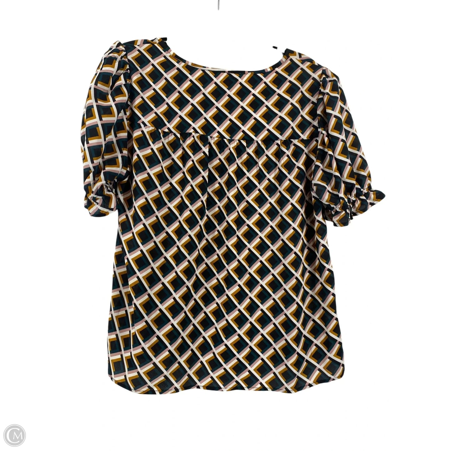 Top Short Sleeve By Dr2 In Multi-colored, Size: M