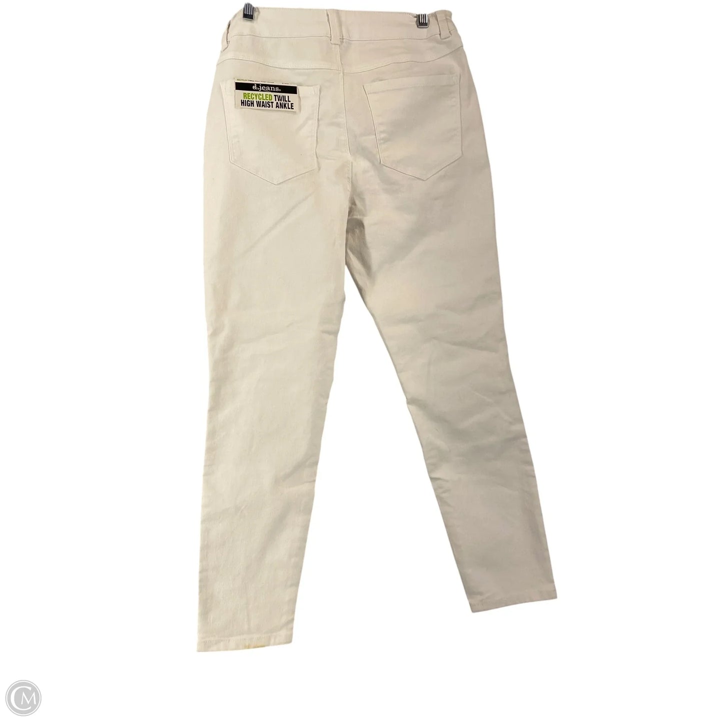 Jeans Skinny By D Jeans In White Denim, Size: 4