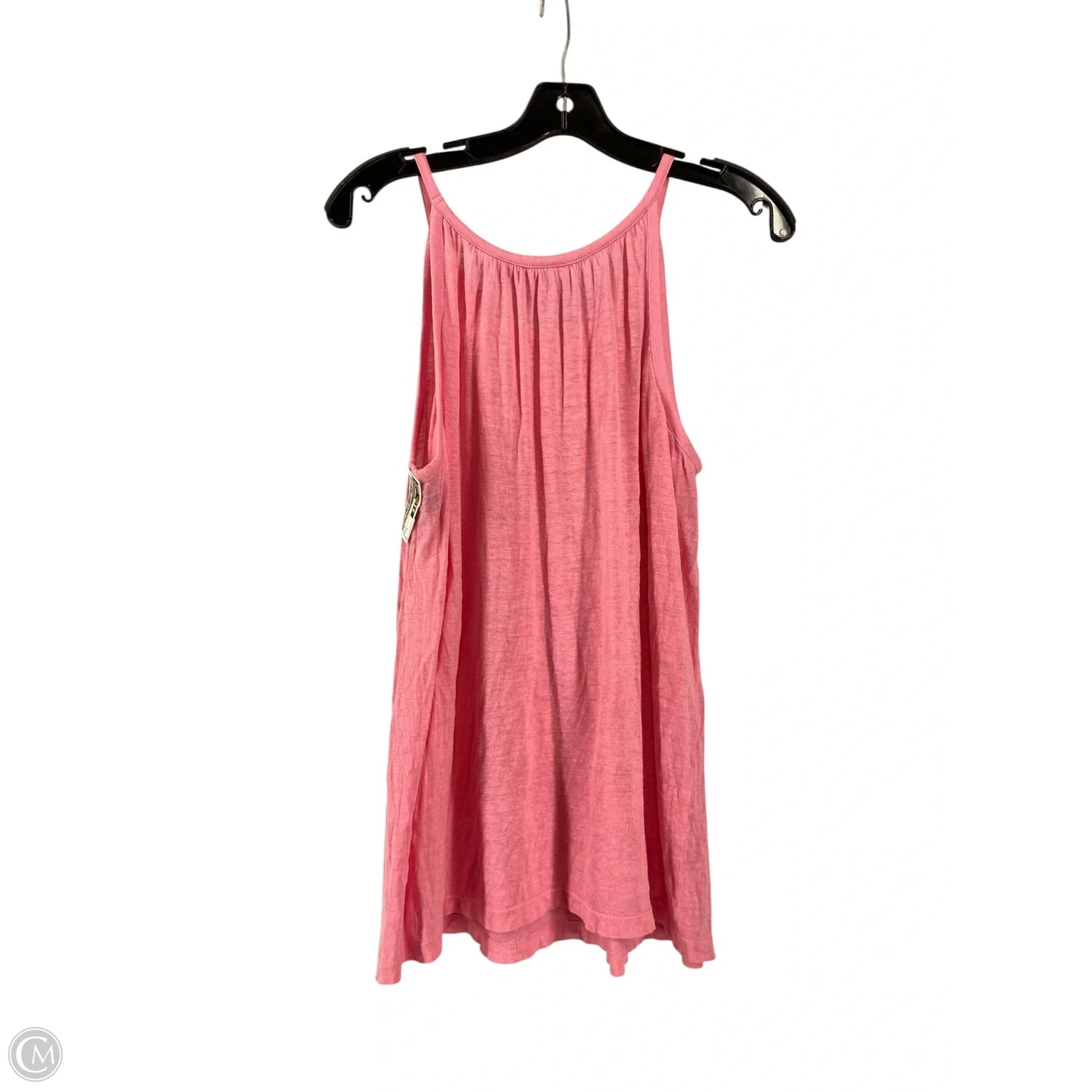 Top Sleeveless Designer By Halston In Pink, Size: L