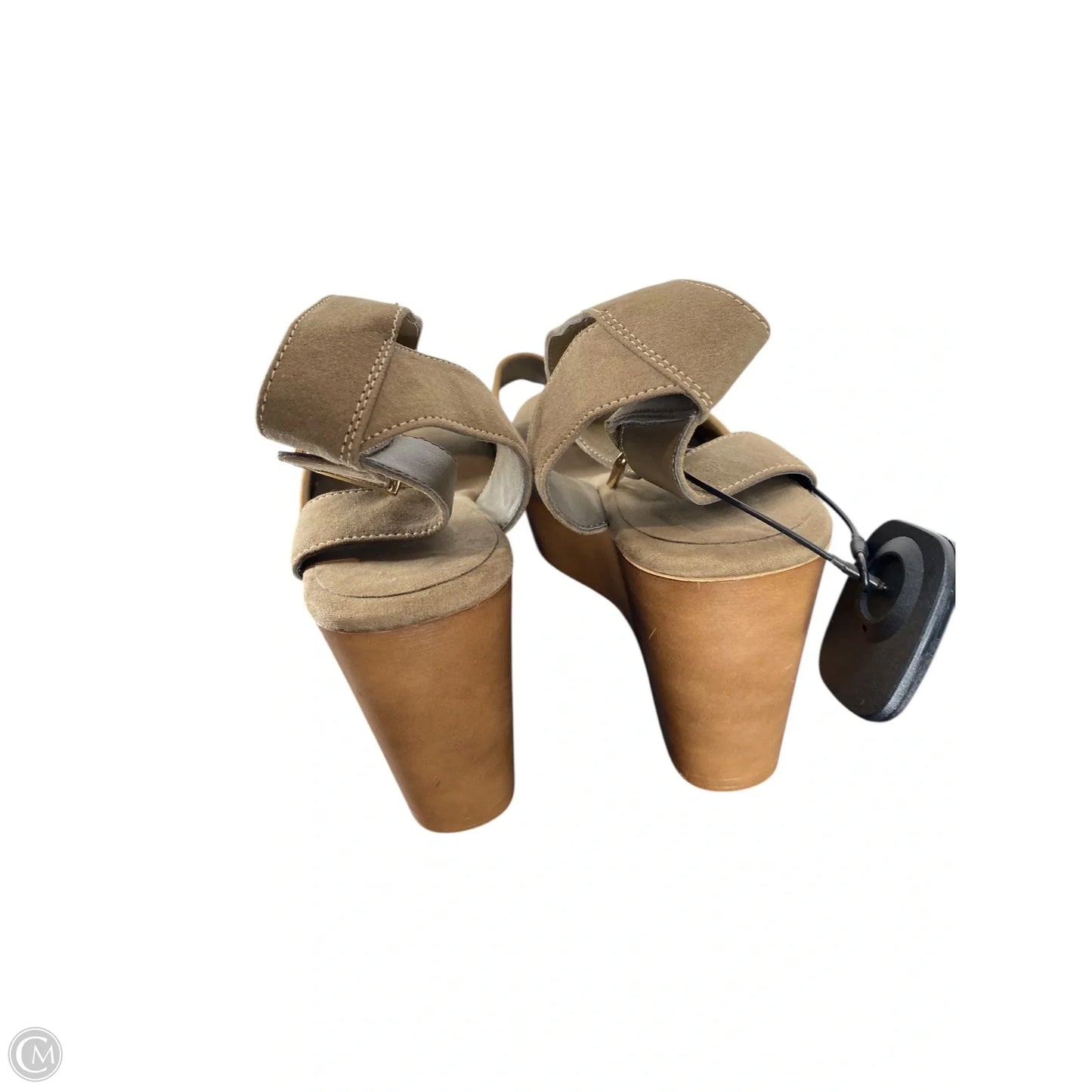 Shoes Heels Wedge By Cmc In Brown, Size: 10