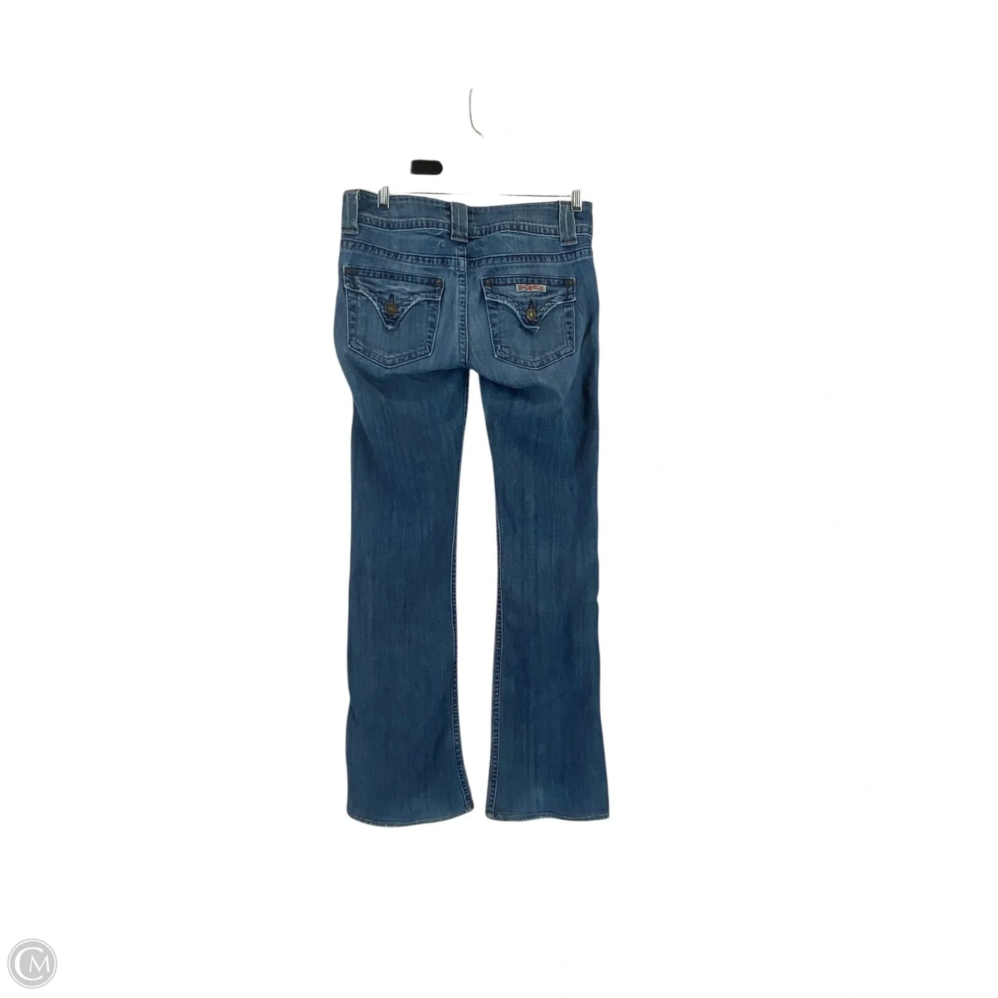 Jeans Boot Cut By Hudson In Blue Denim, Size: 4