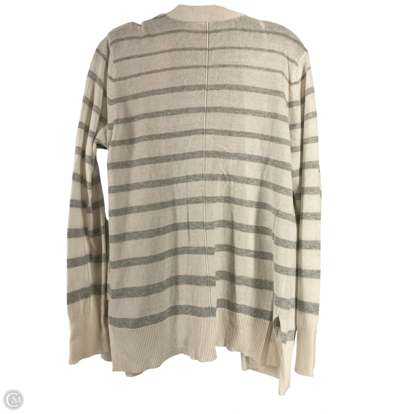 Cardigan By Gap In Striped Pattern, Size: L