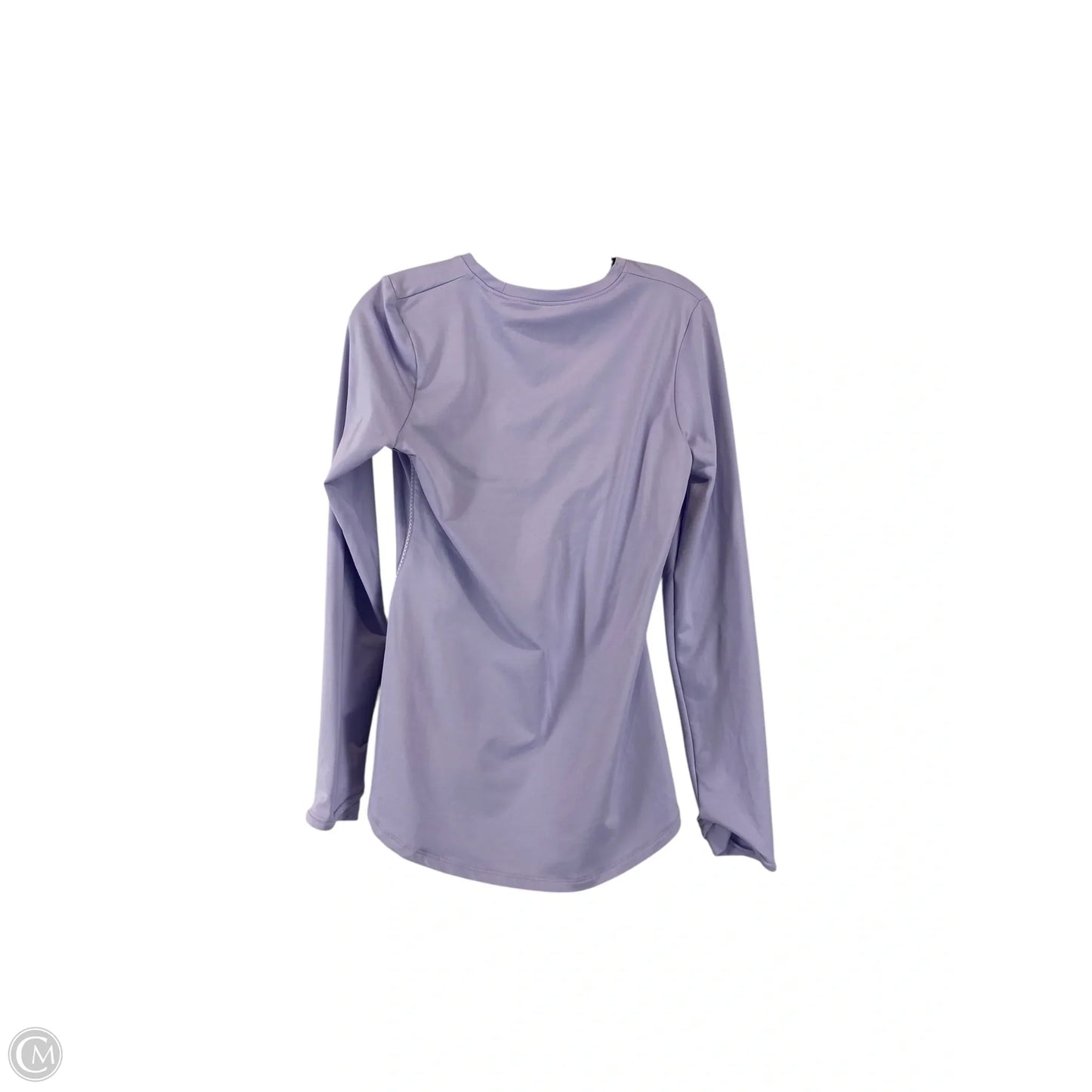Athletic Top Long Sleeve Crewneck By Cmc In Purple, Size: S