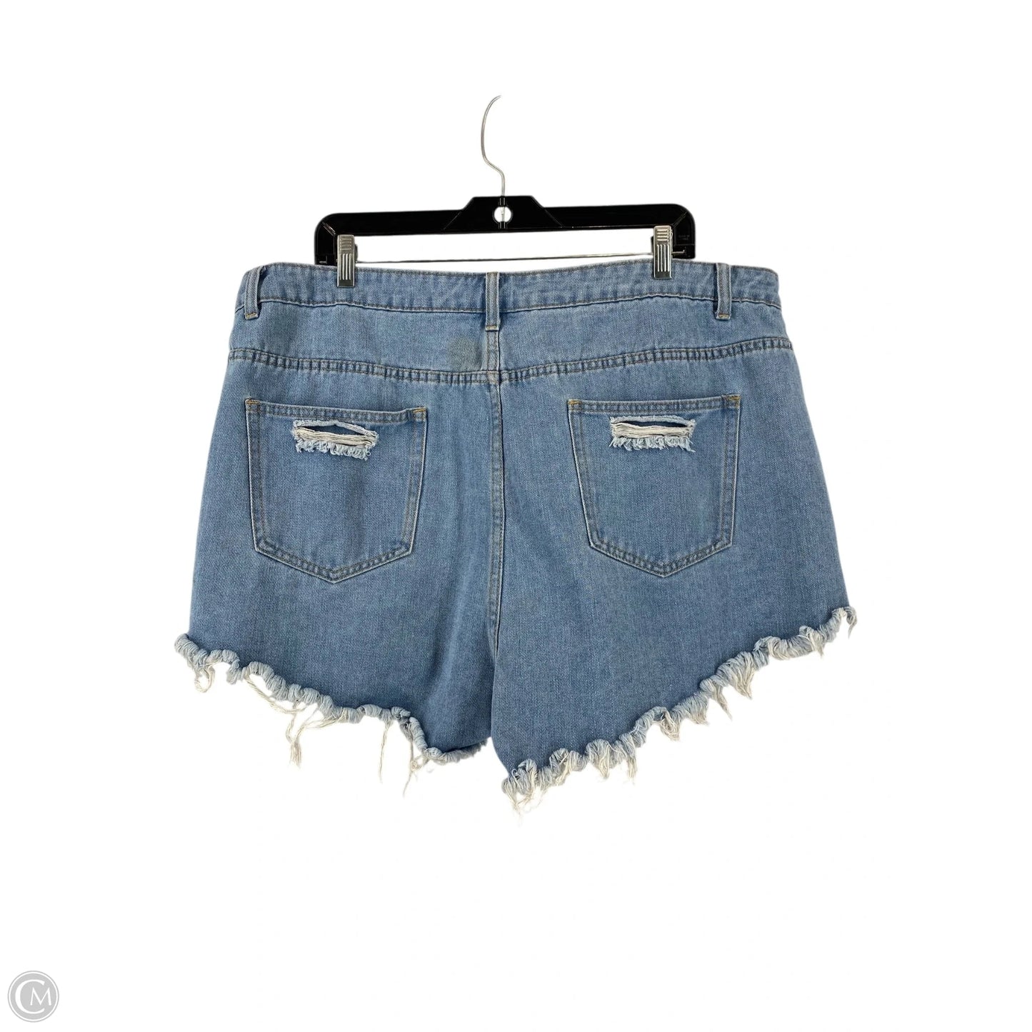 Shorts By Shein In Blue Denim, Size: 3x
