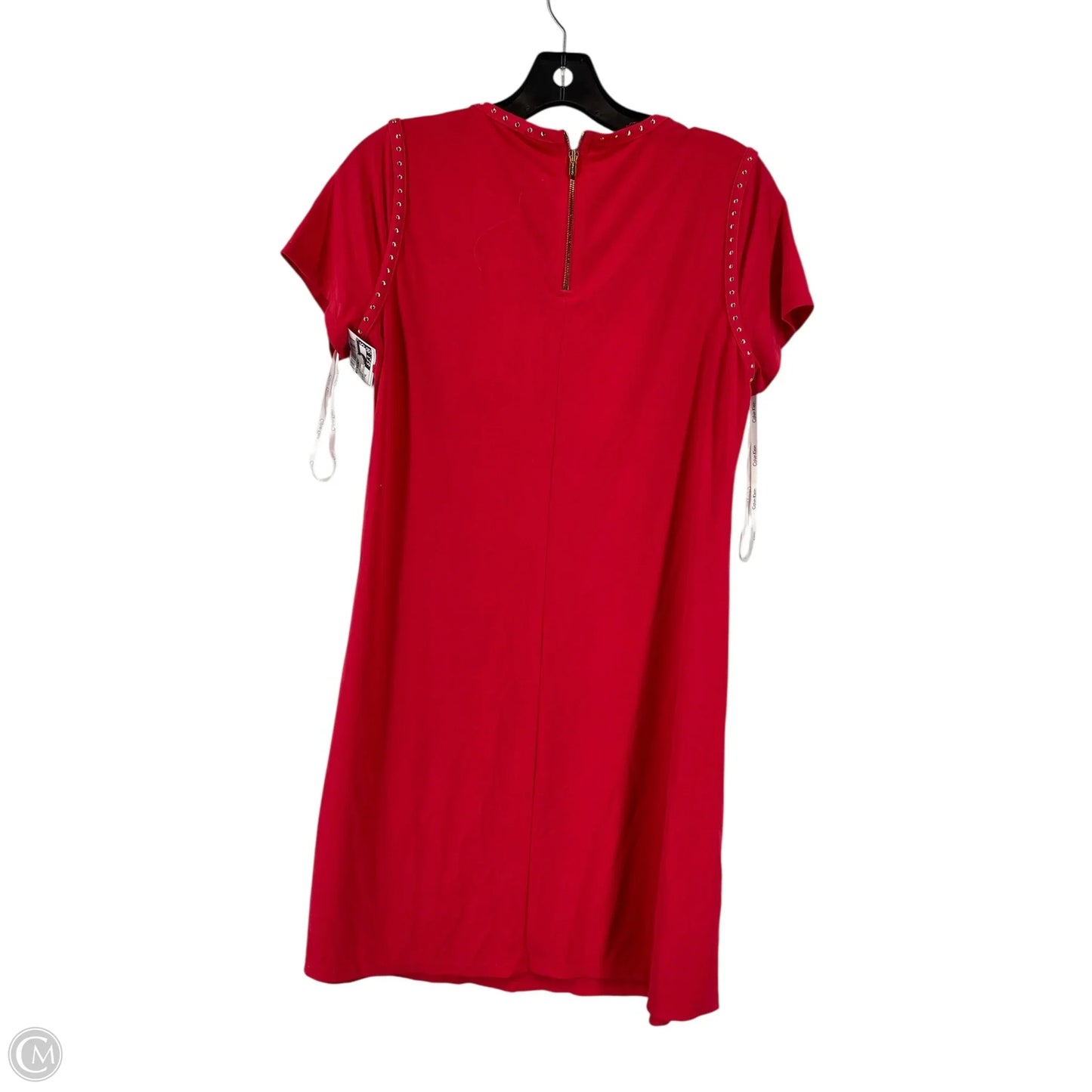 Dress Casual Short By Calvin Klein In Pink, Size: Xl