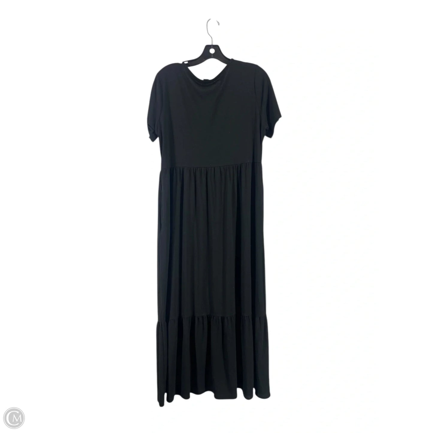 Dress Casual Maxi By Clothes Mentor In Black, Size: L