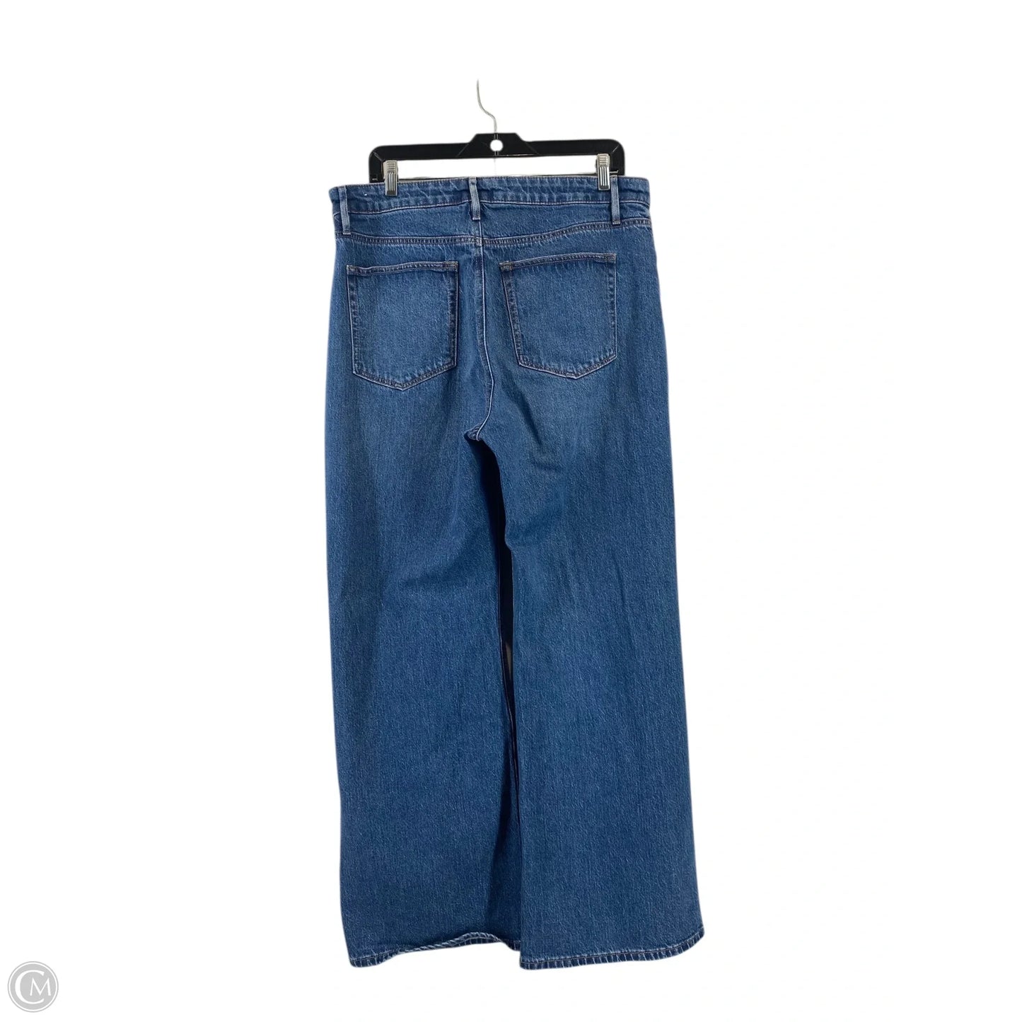 Jeans Straight By Ann Taylor In Blue Denim, Size: 14