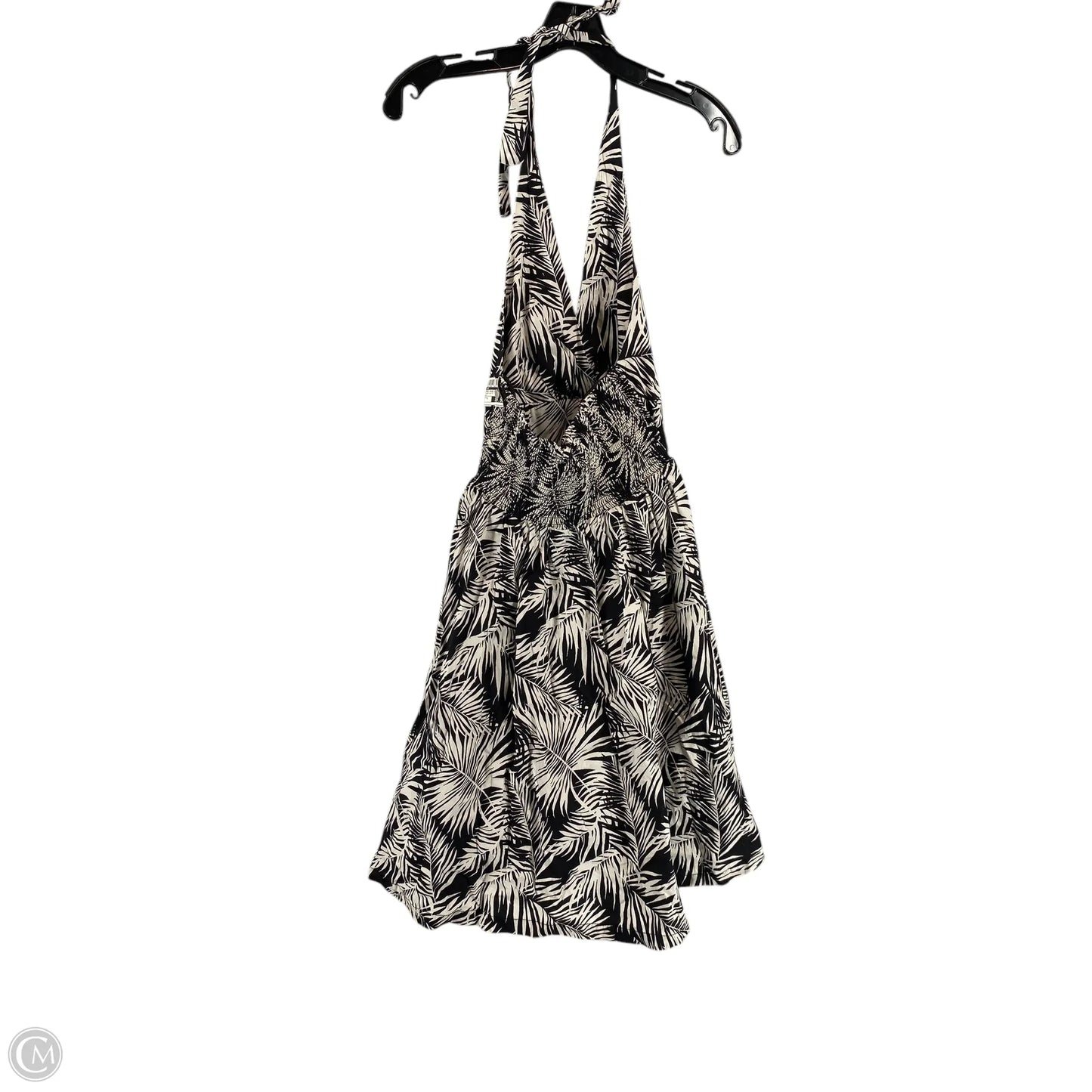 Dress Casual Short By H&m In Black & White, Size: 8