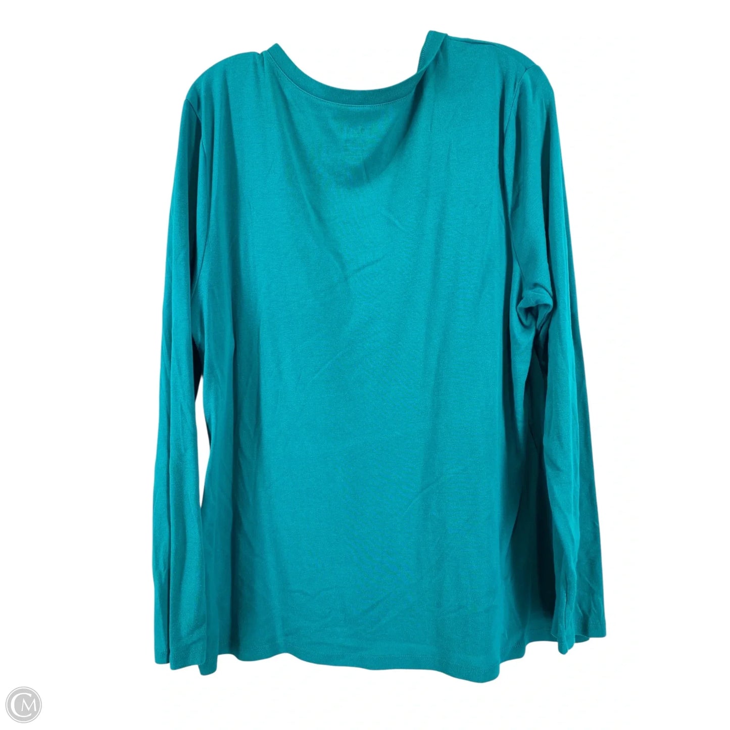 Top Long Sleeve By Clothes Mentor In Green, Size: Xxl