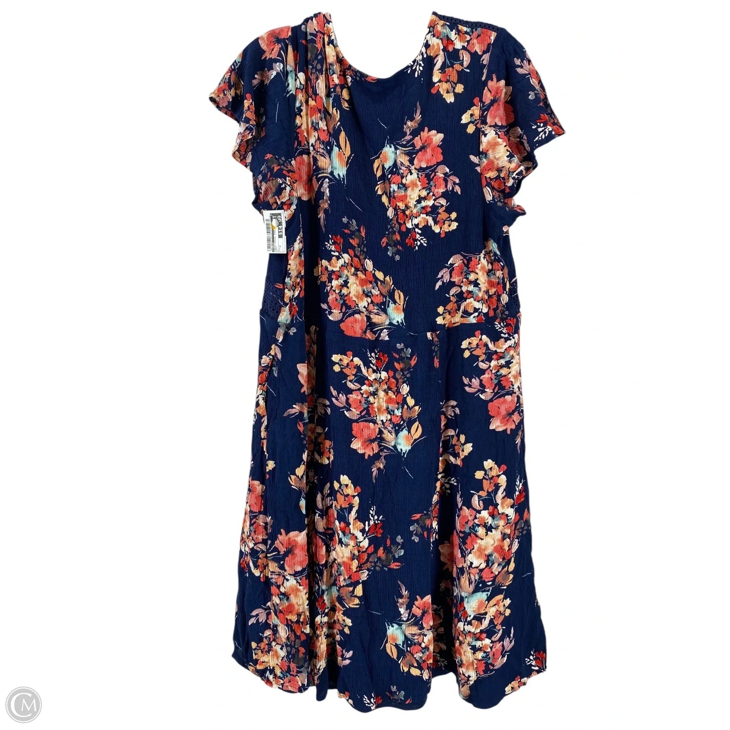 Dress Casual Midi By Torrid In Navy, Size: 2