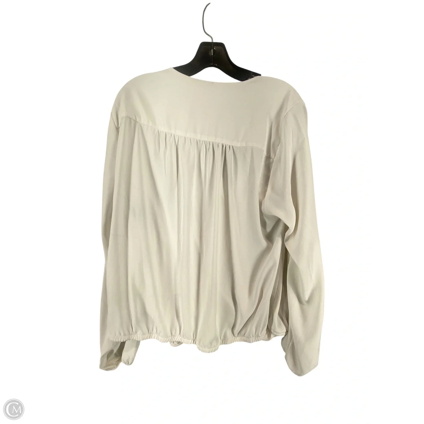 Top Long Sleeve Basic By Torrid In White, Size: 0