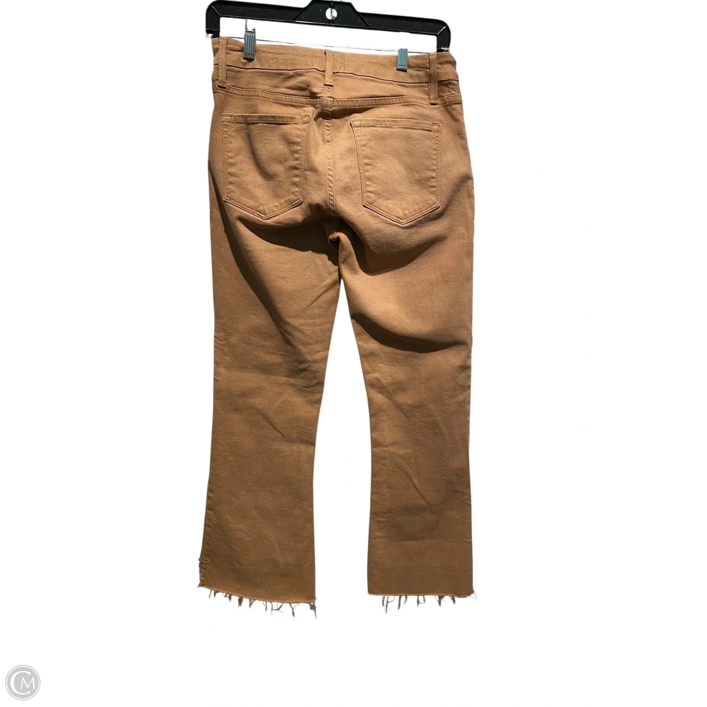Jeans Boot Cut By Frame In Brown Denim, Size: 28