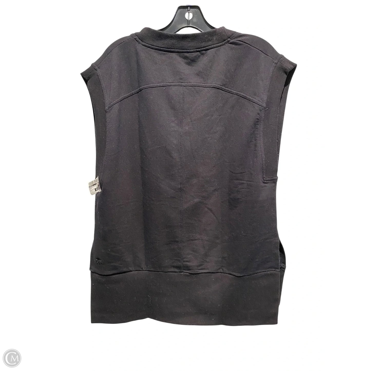 Athletic Top Short Sleeve By Athleta In Black, Size: S