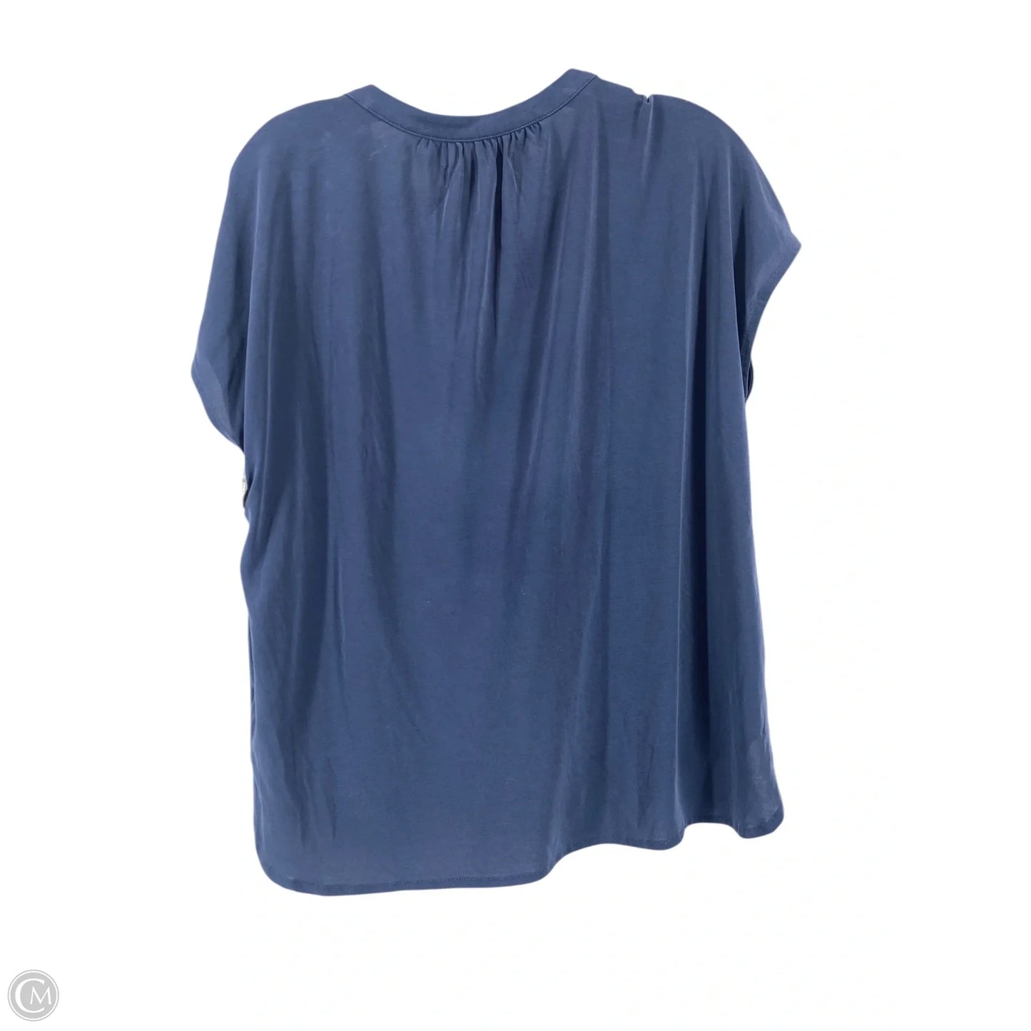 Top Short Sleeve By Lucky Brand In Blue, Size: S