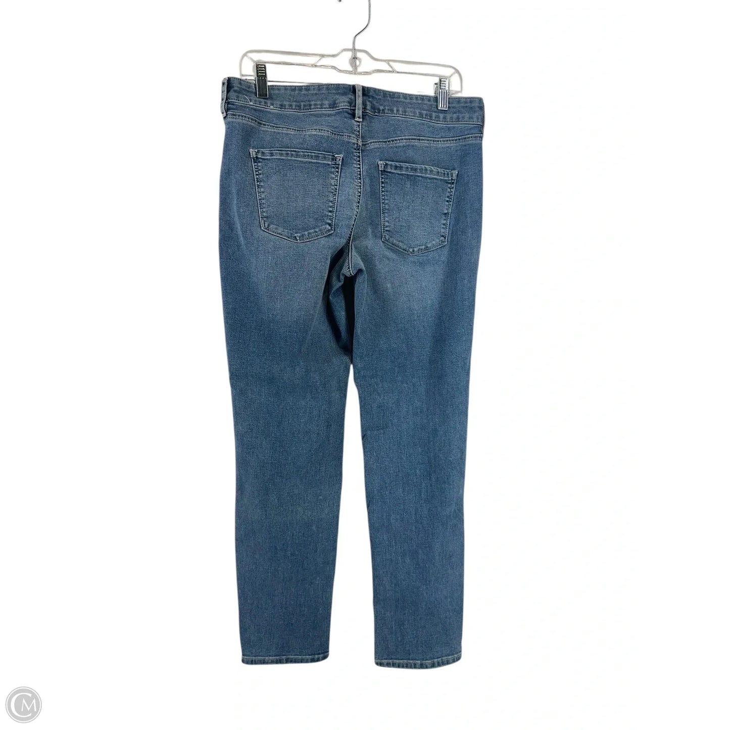 Jeans Straight By White House Black Market In Blue Denim, Size: 4