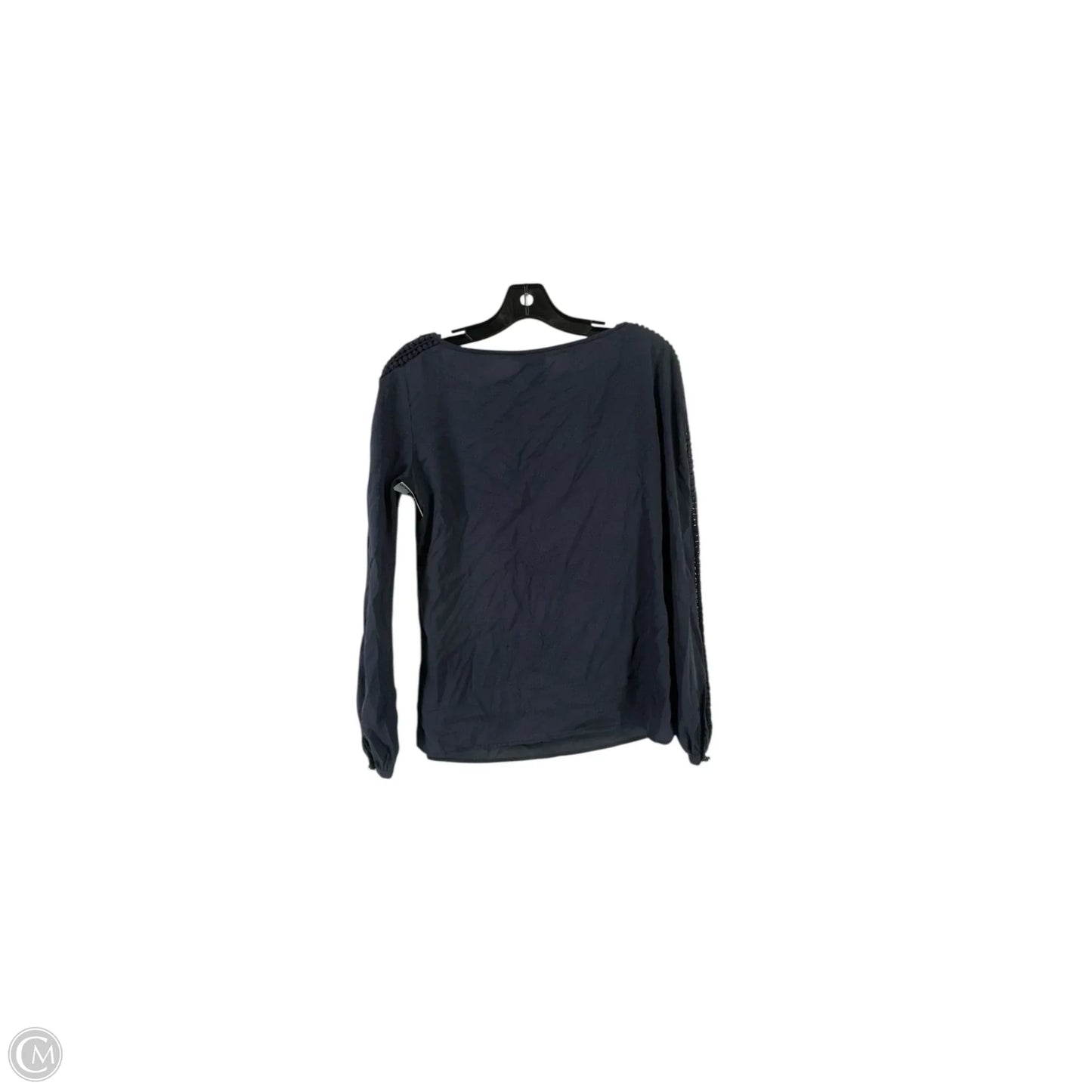 Top Long Sleeve Designer By Tory Burch In Navy, Size: 6