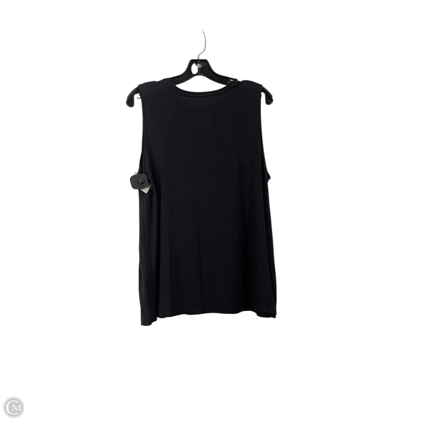 Top Sleeveless By Nine West In Black, Size: Xl